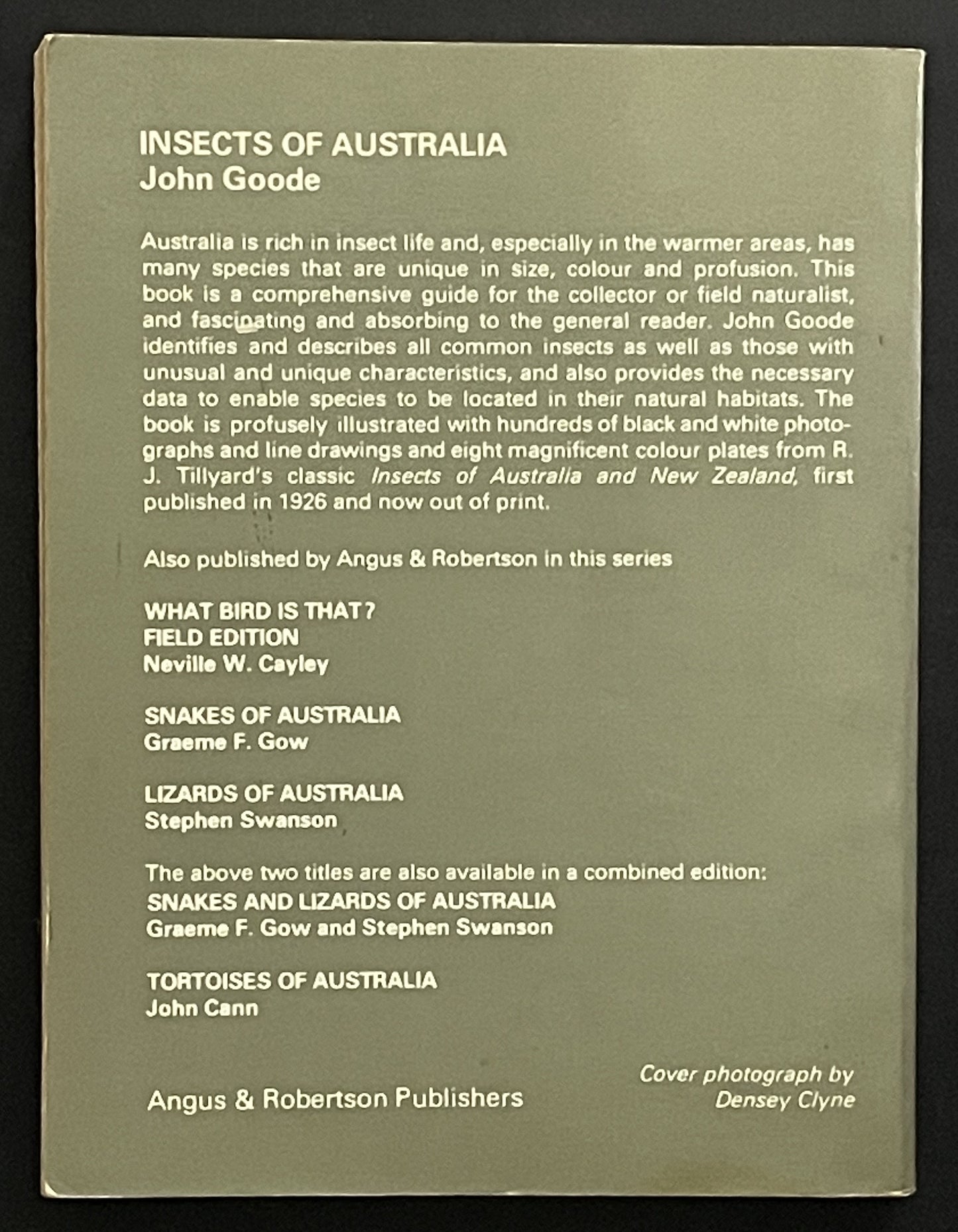 Insects of Australia by John Goode