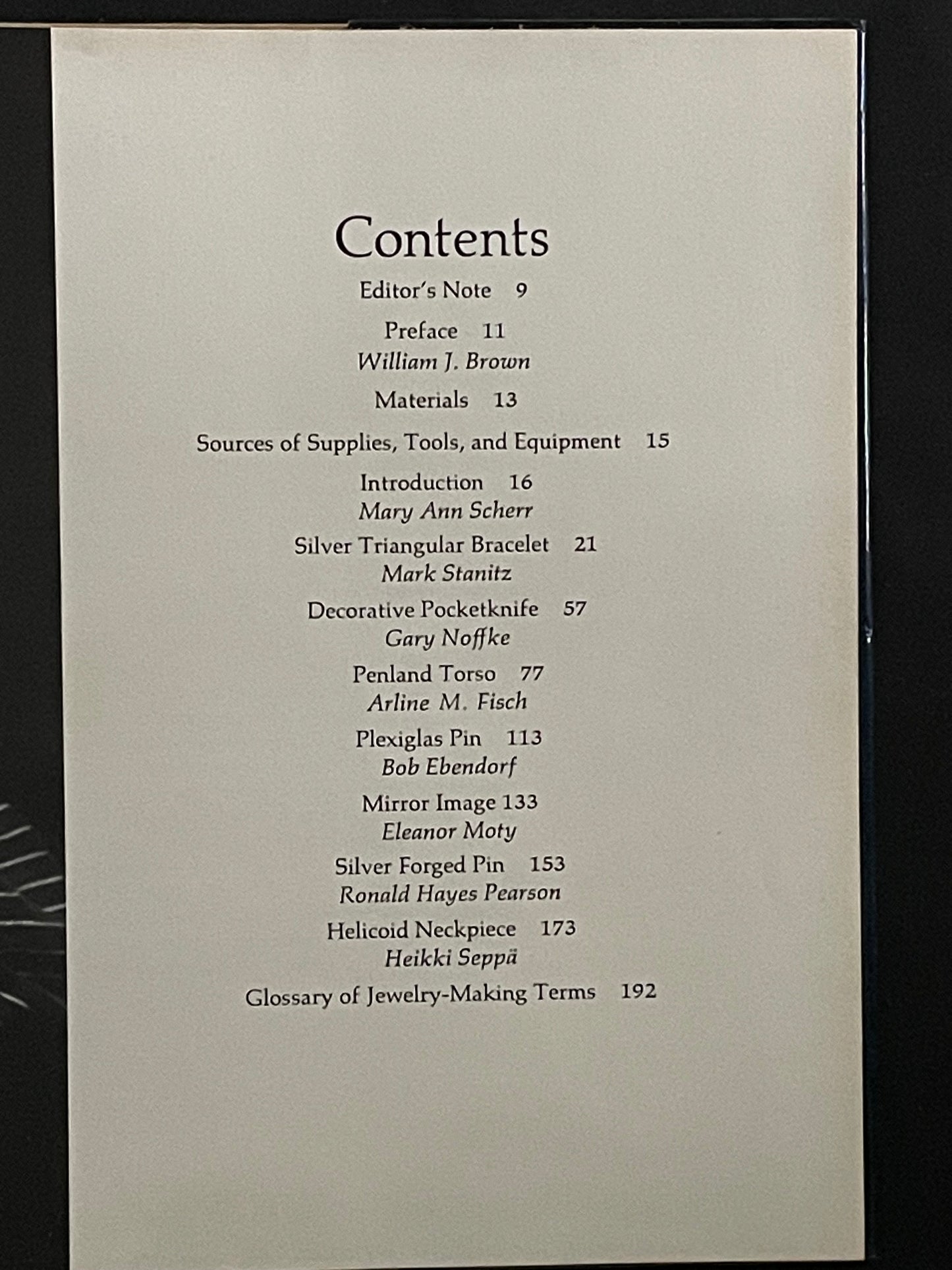 The Penland School of Crafts Book of Jewelry Making by John Coyne