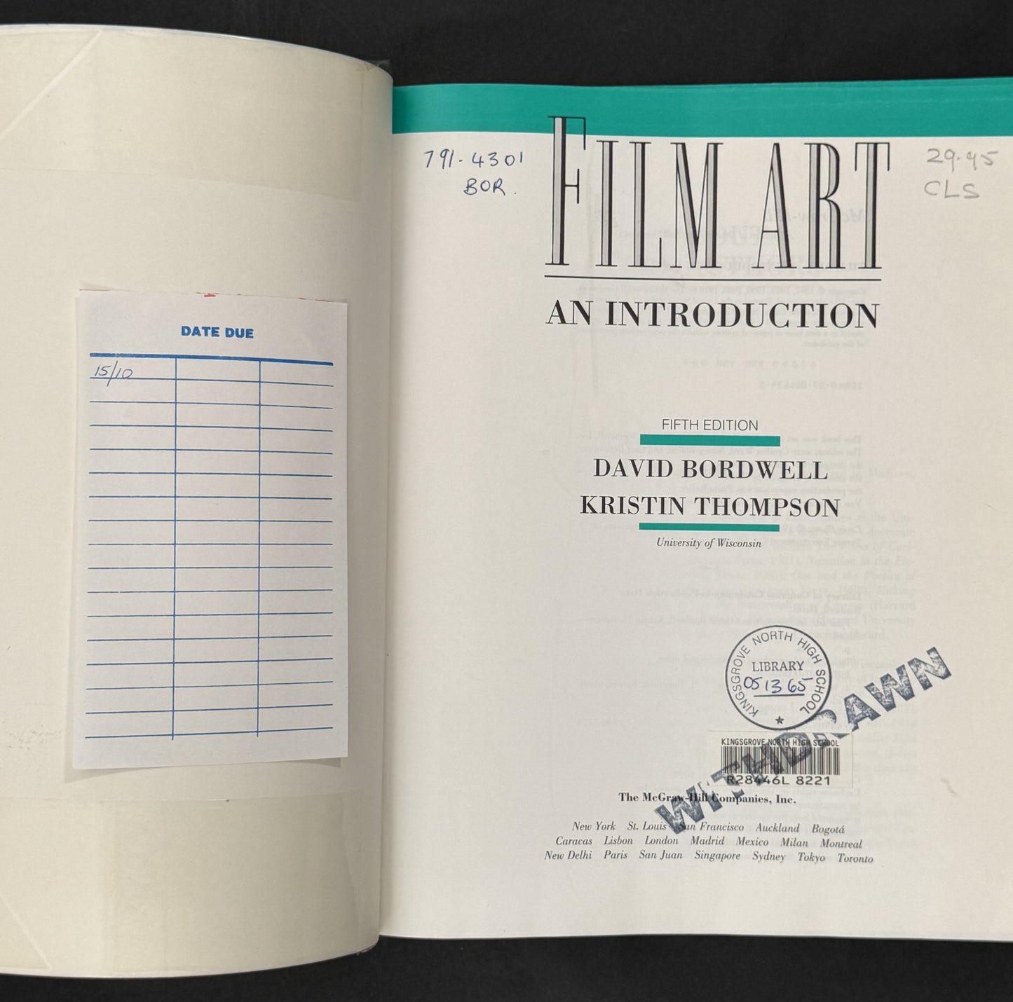 Film Art by David Bordwell, Kristin Thompson