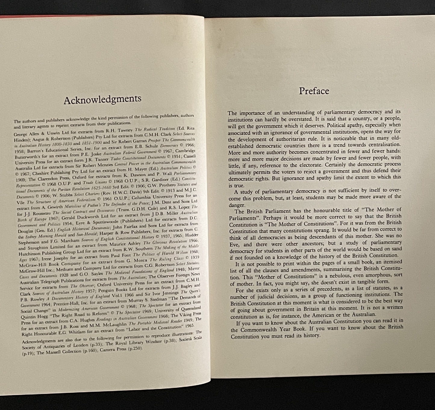 Introduction to Parliamentary Democracy by George Rayment Chivers
