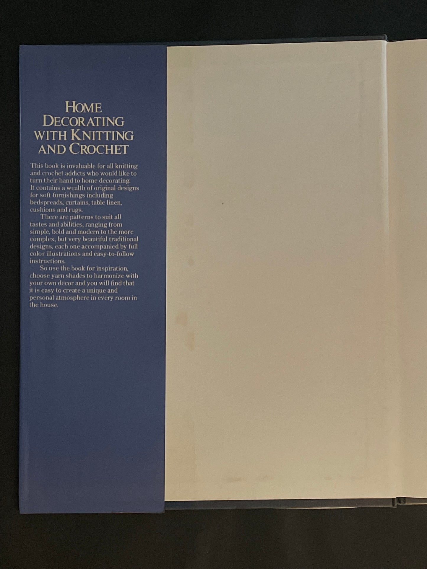 HOME DECORATING WITH KNITTING AND CROCHET by Books for Pleasure