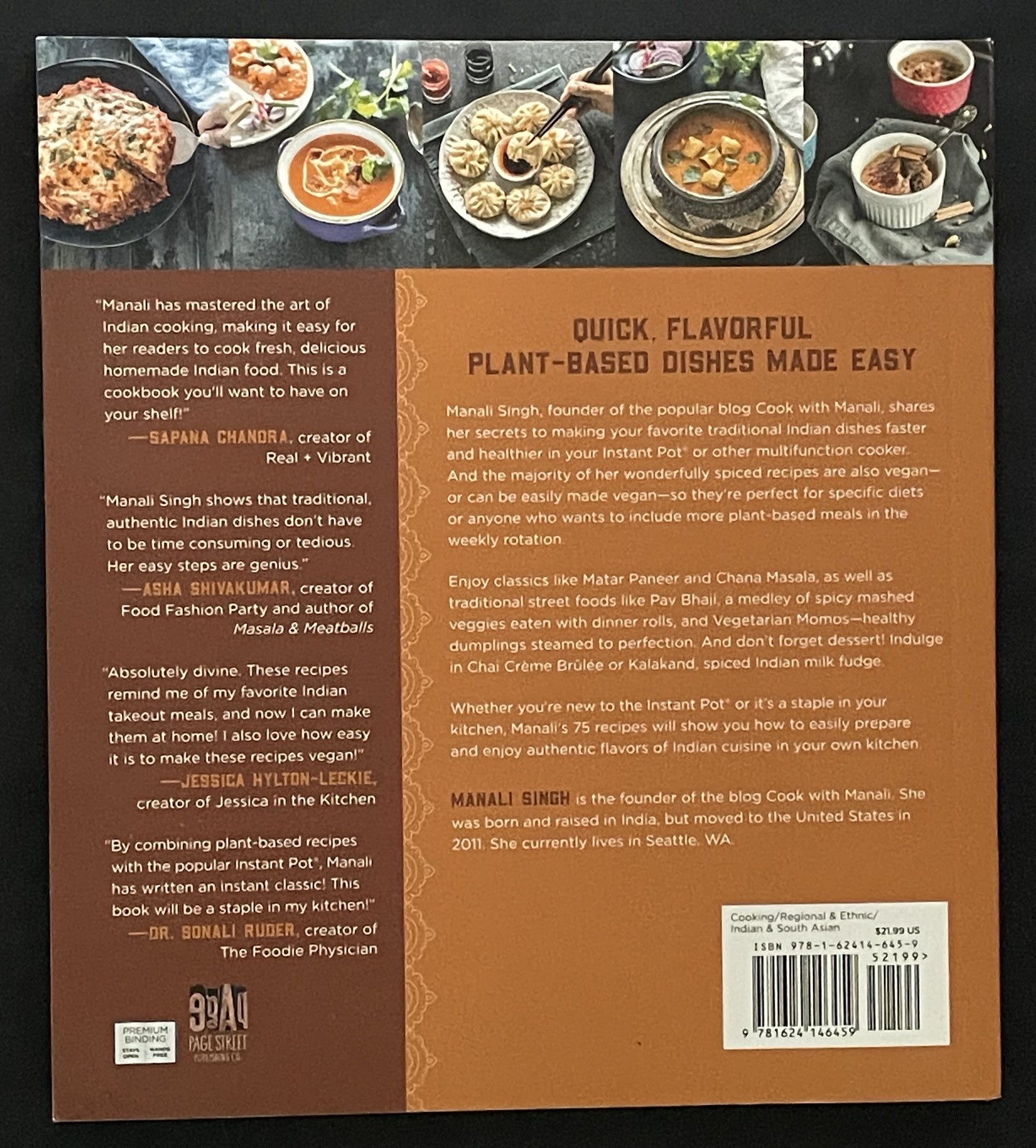 Vegetarian Indian Cooking with Your Instant Pot by Manali Singh