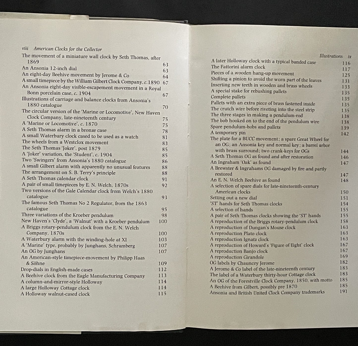 American Clocks for the Collector by Eric John Tyler