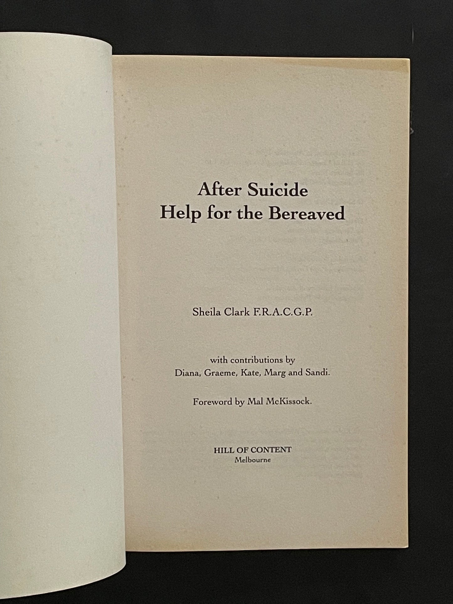 After Suicide by Dr. Sheila Clark