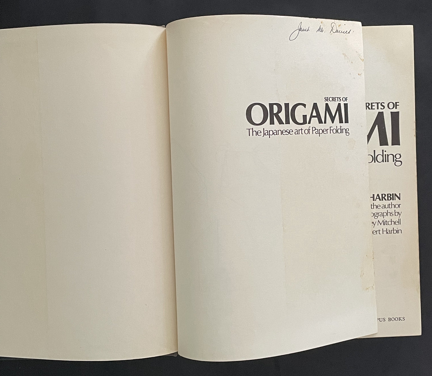 Secrets of Origami by Robert Harbin