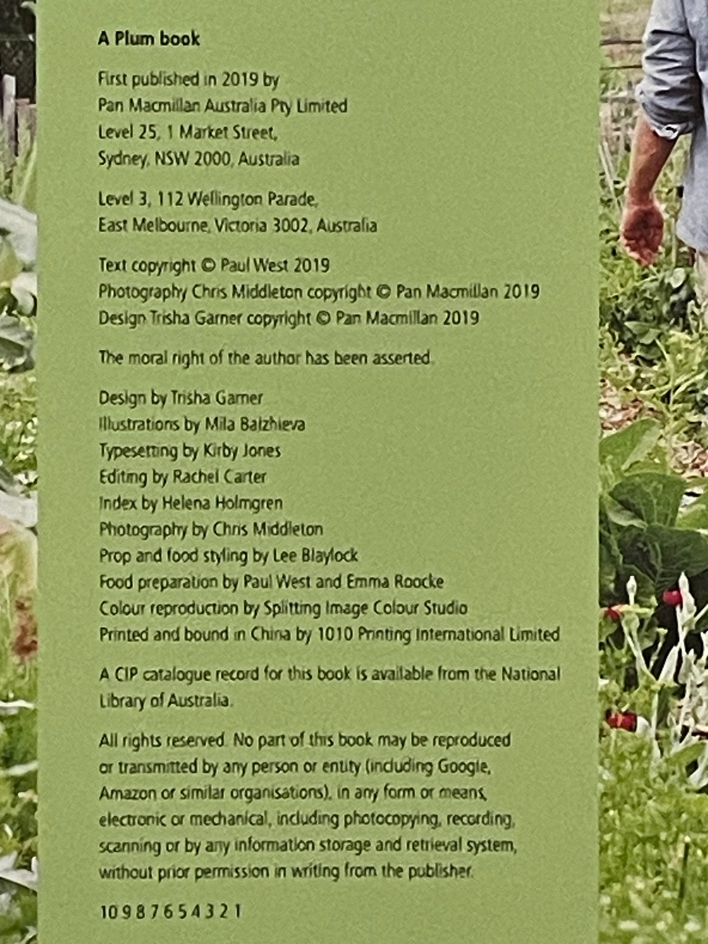 The Edible Garden Cookbook and Growing Guide by Paul West