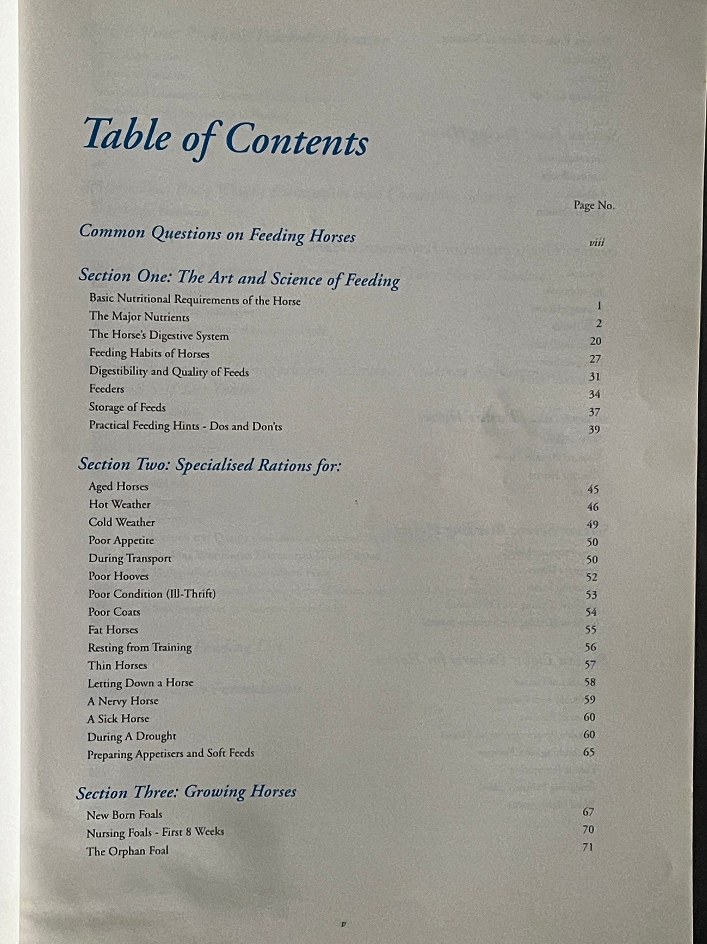 Feeding and Nutrition of Horses by John Kohnke