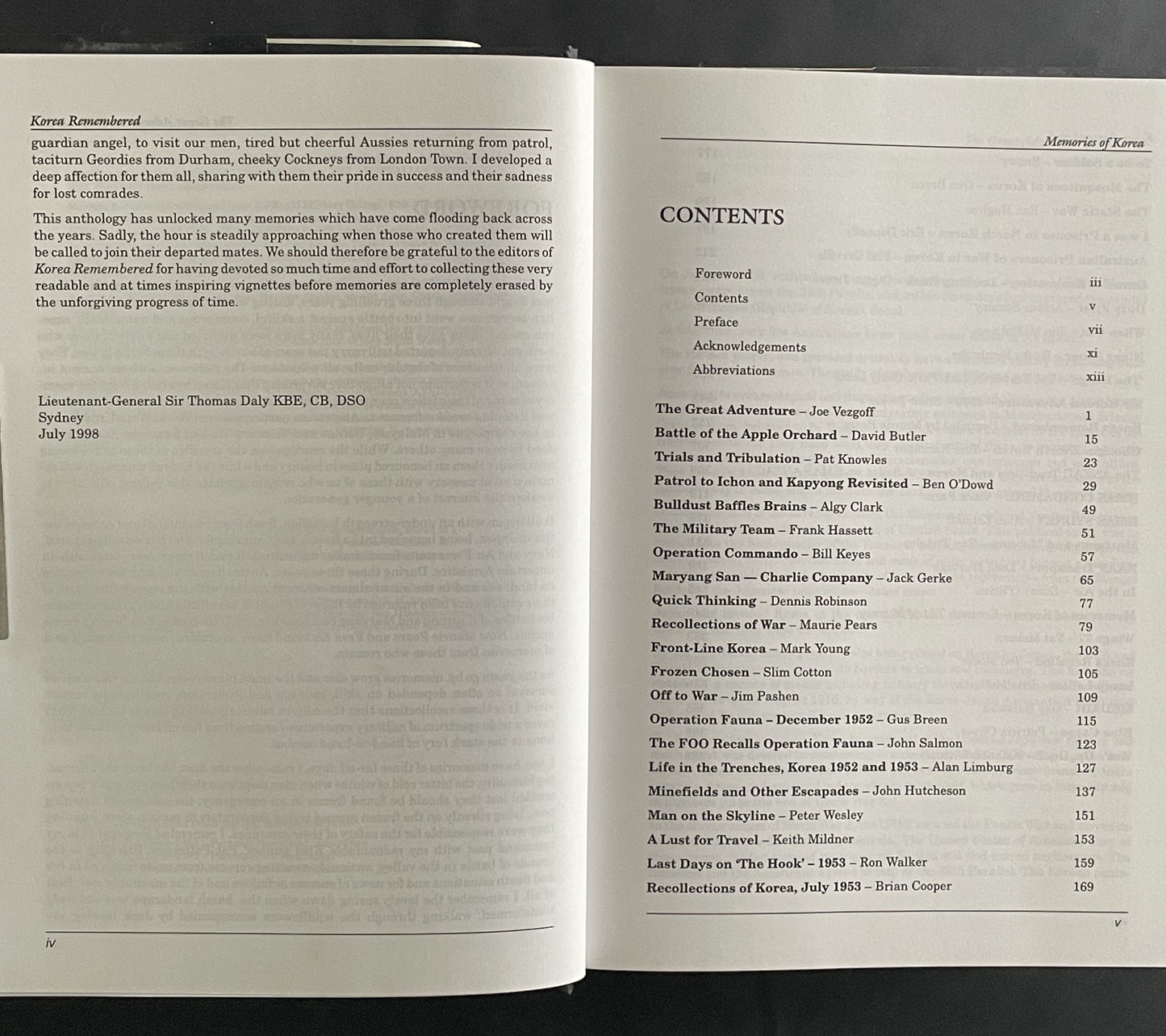 Korea Remembered by Maurie Pears and Fred Kirkland