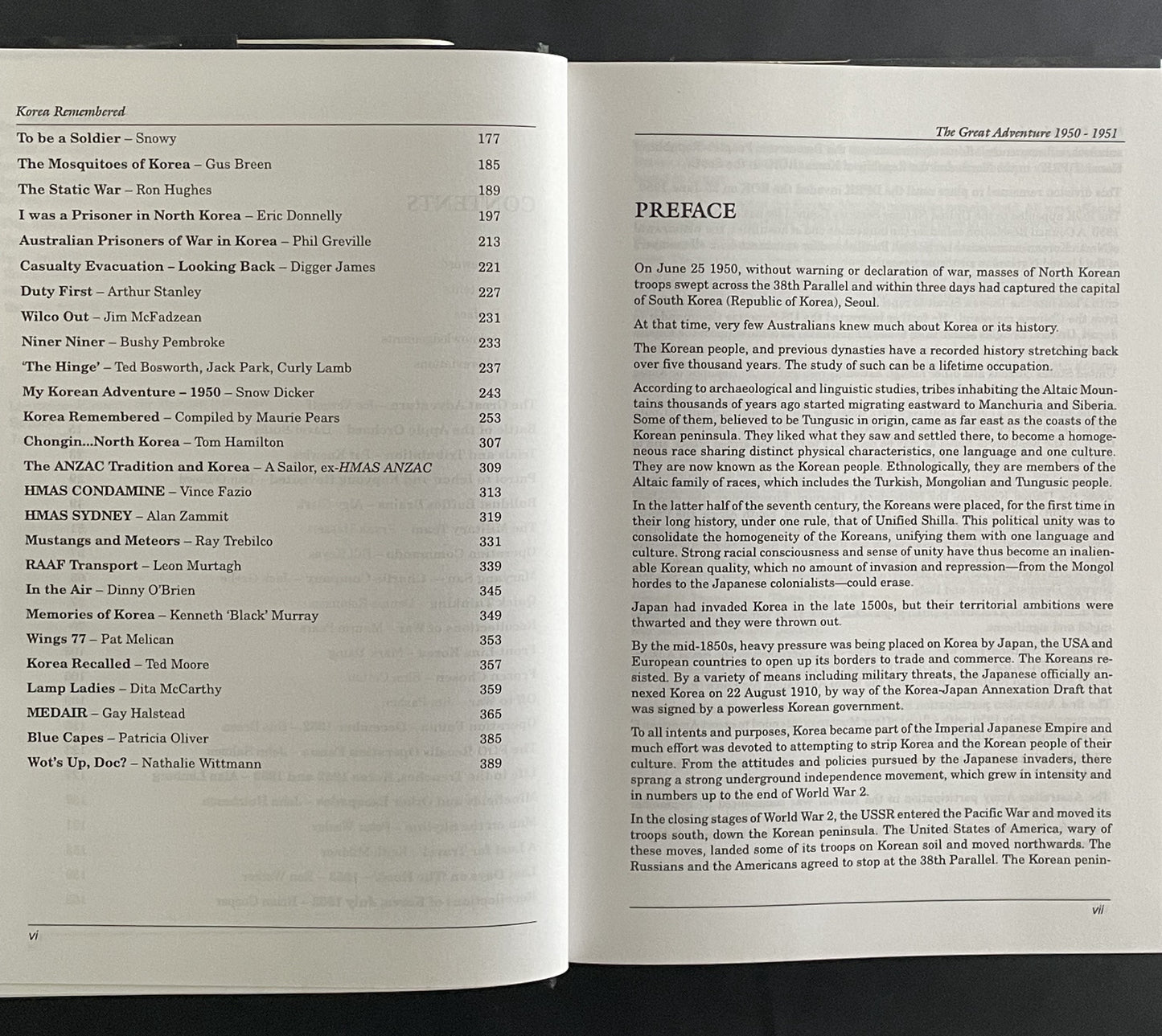 Korea Remembered by Maurie Pears and Fred Kirkland