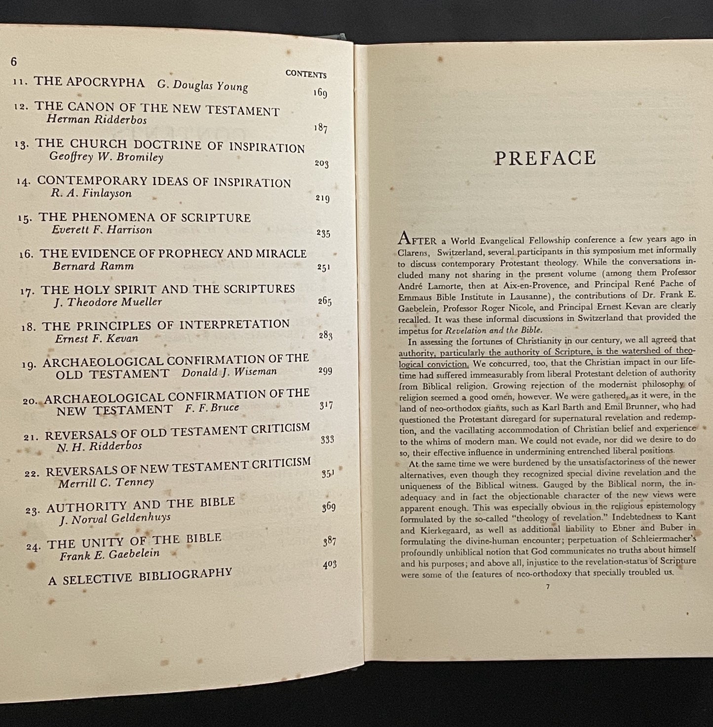 Revelation and the Bible by Carl F.H. Henry