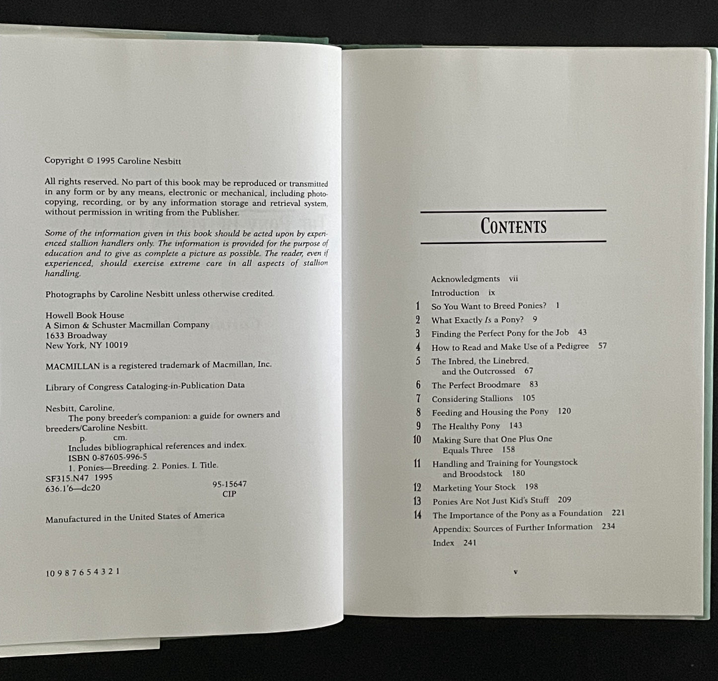 The Pony Breeder's Companion by Caroline Nesbitt