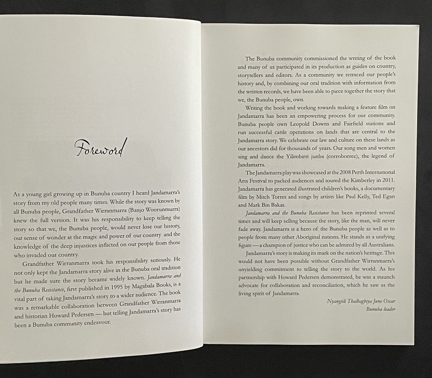 Jandamarra and the Bunuba Resistance by Howard Pedersen, Banjo Woorunmurra