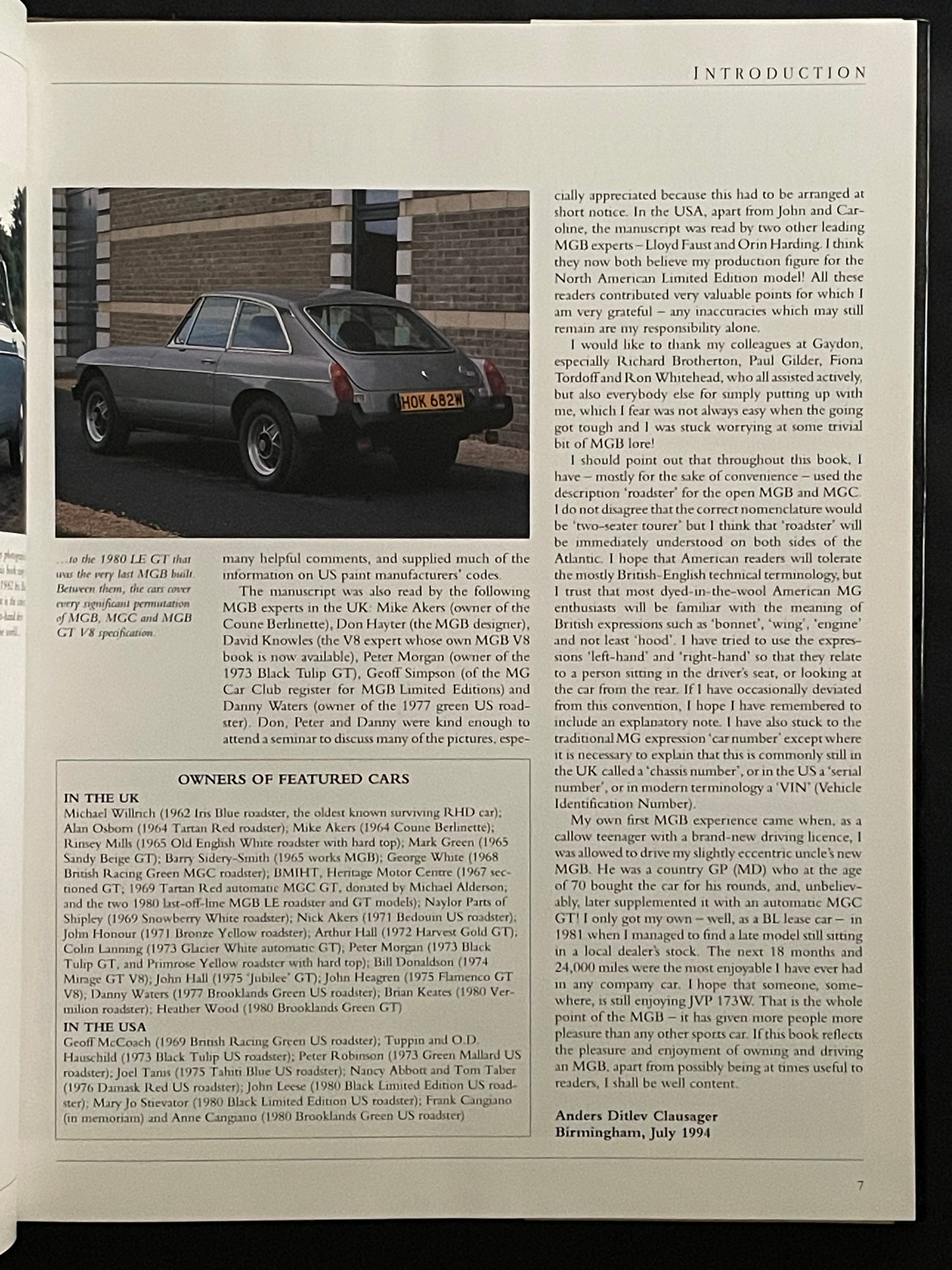 Original MGB by Anders Ditlev Clausager