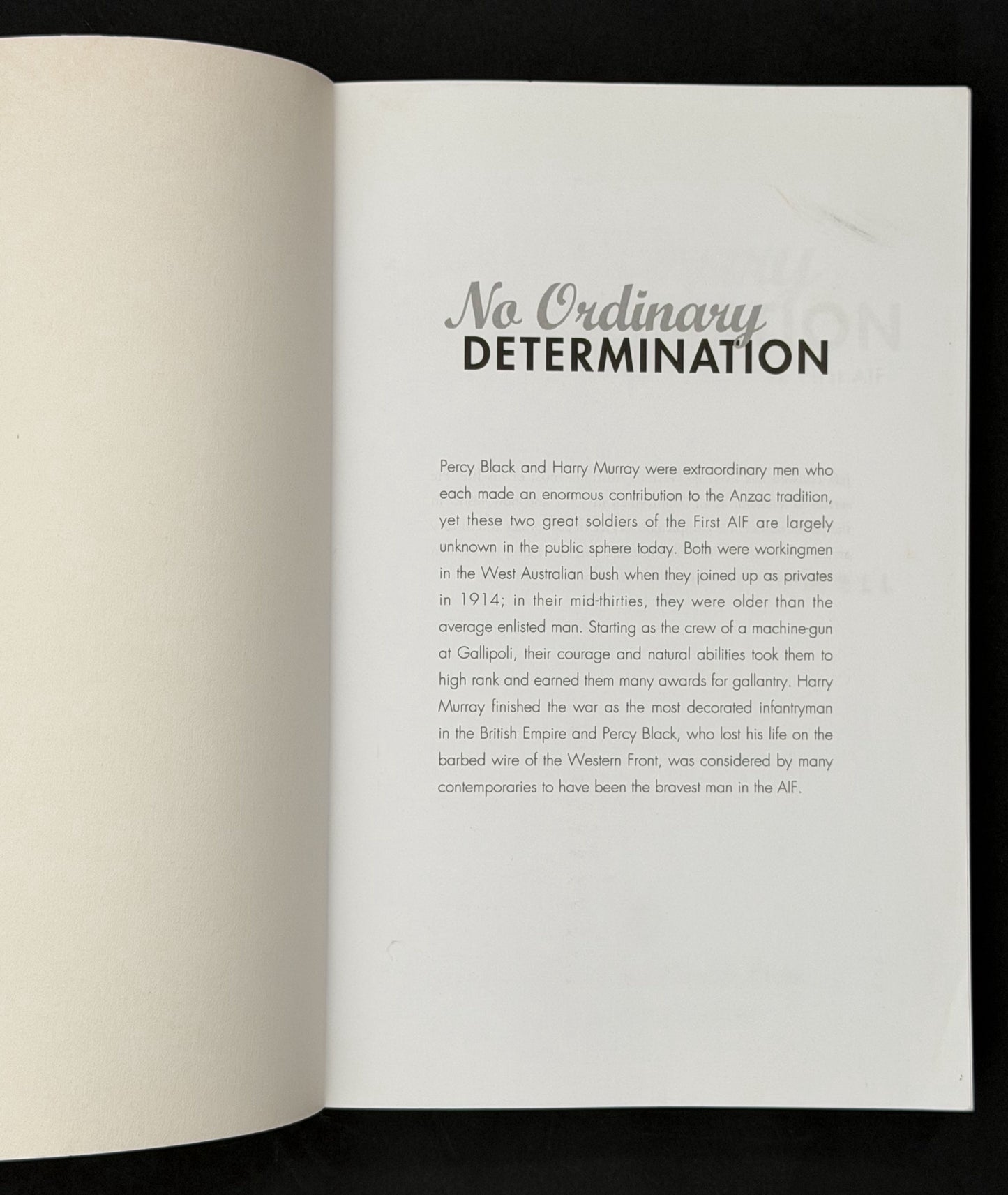 No Ordinary Determination by Jeff Hatwell