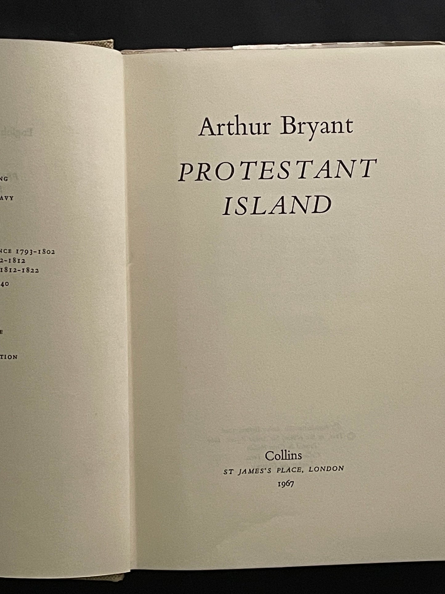 Protestant Island by Arthur Bryant