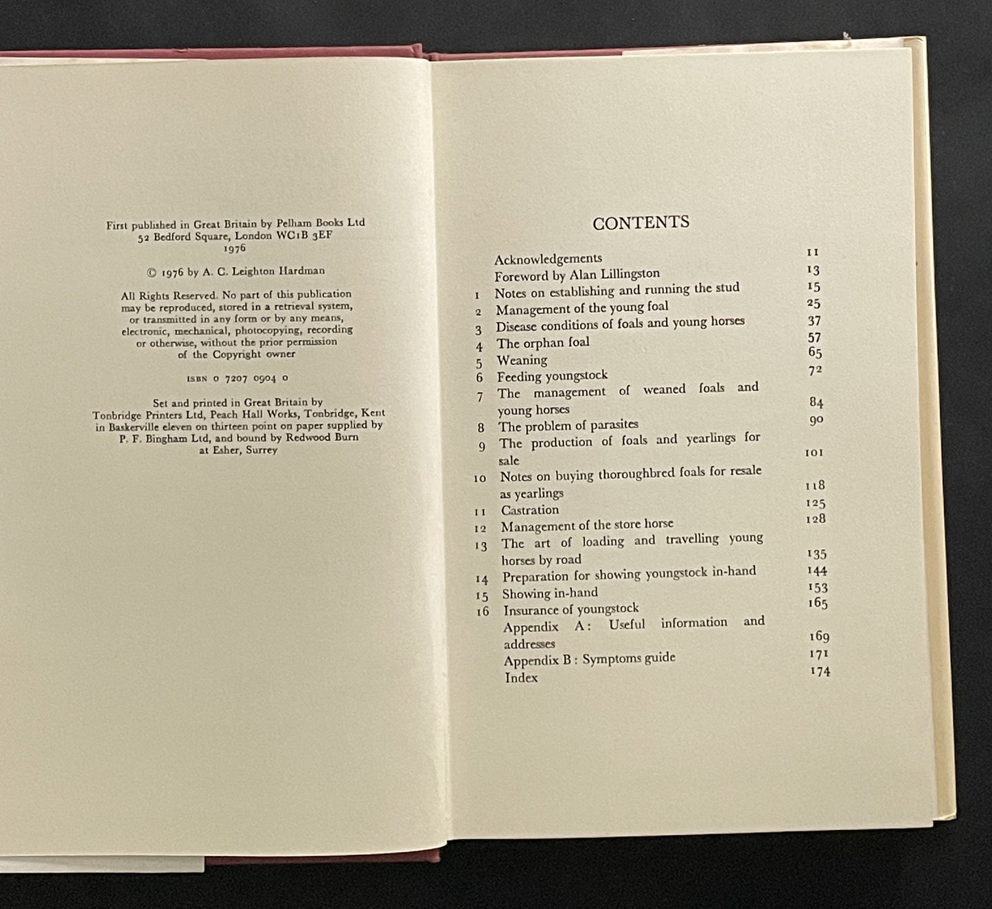 Young Horse Management by Ann C. Leighton Hardman