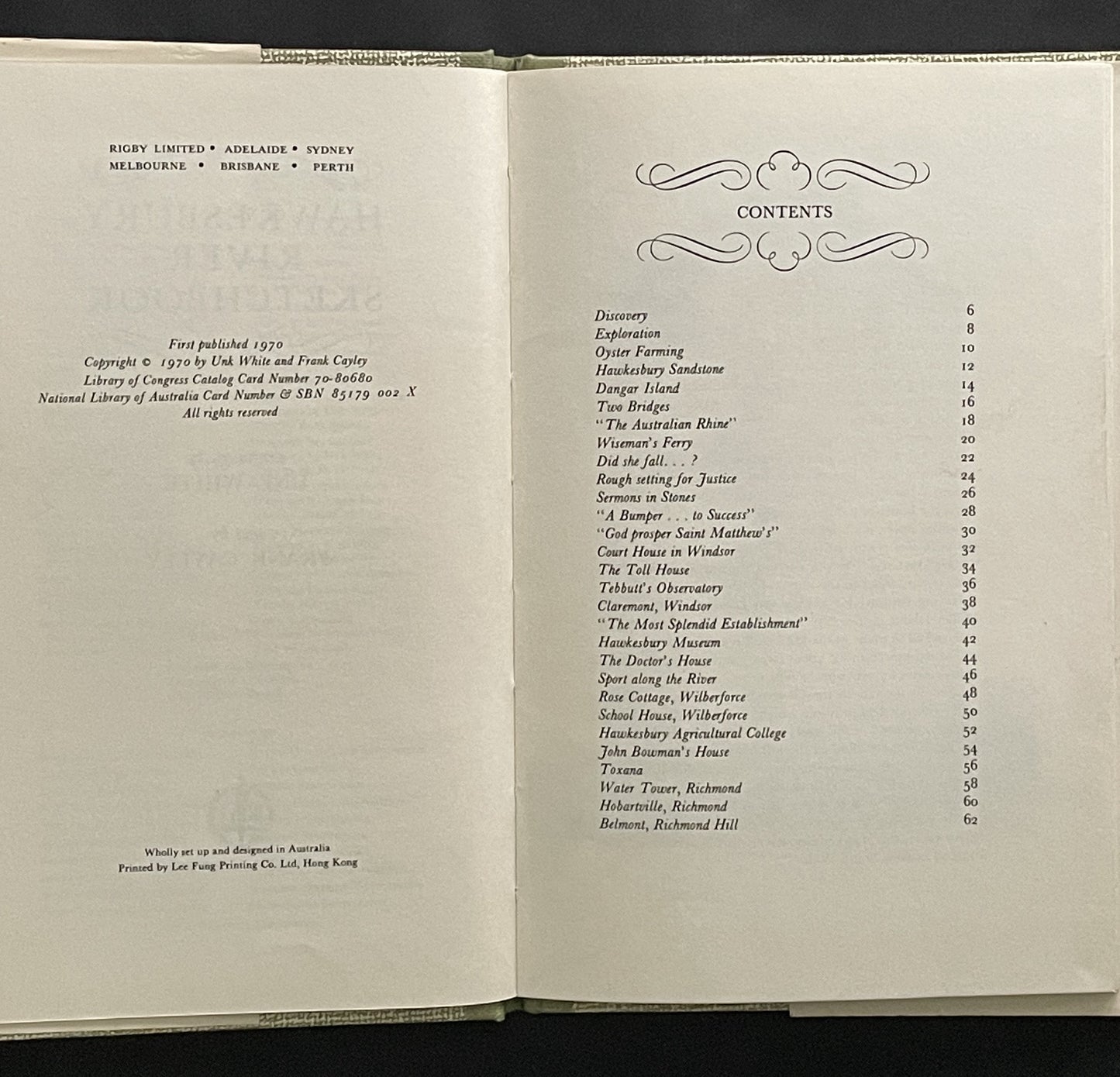 HAWKESBURY RIVER SKETCHBOOK by UNK WHITE and FRANK CAYLEY