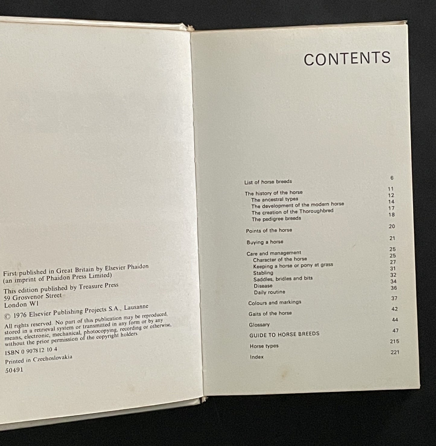 Guide to the Horses of the World by Caroline Silver et al.