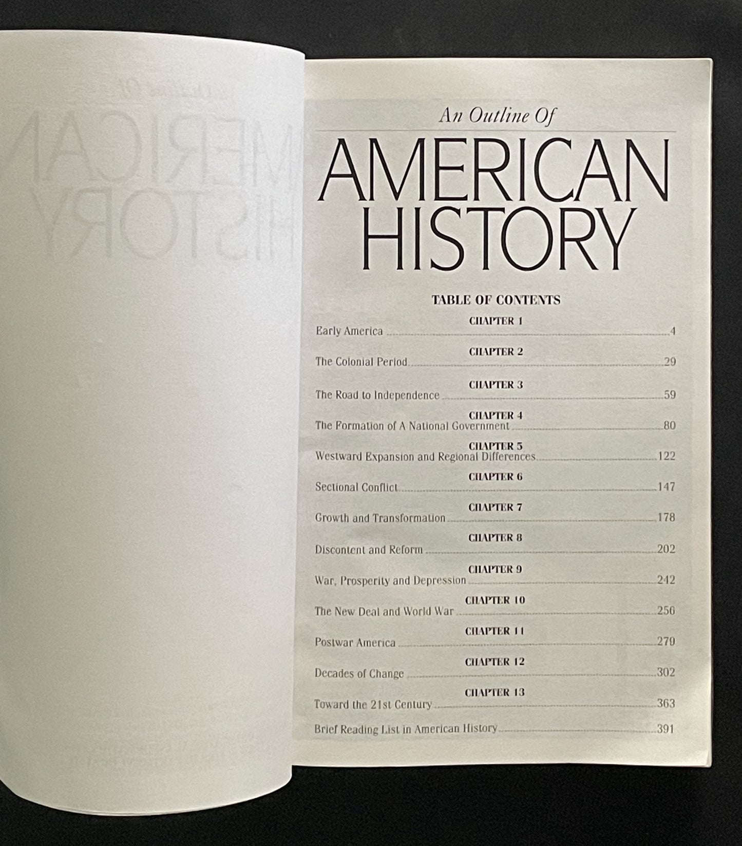 An Outline of American History by United States Department of State