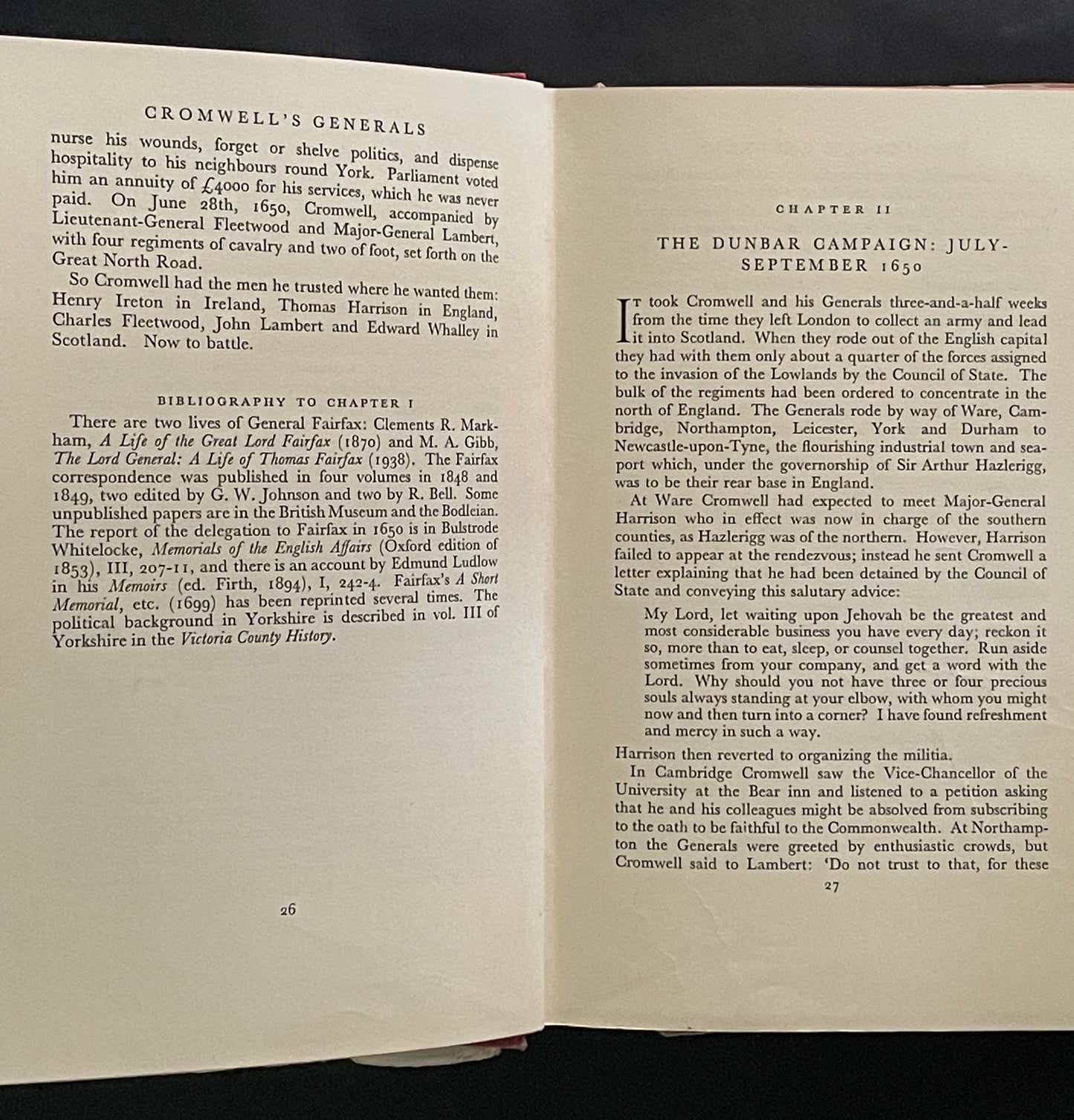 Cromwell's Generals by Maurice Ashley
