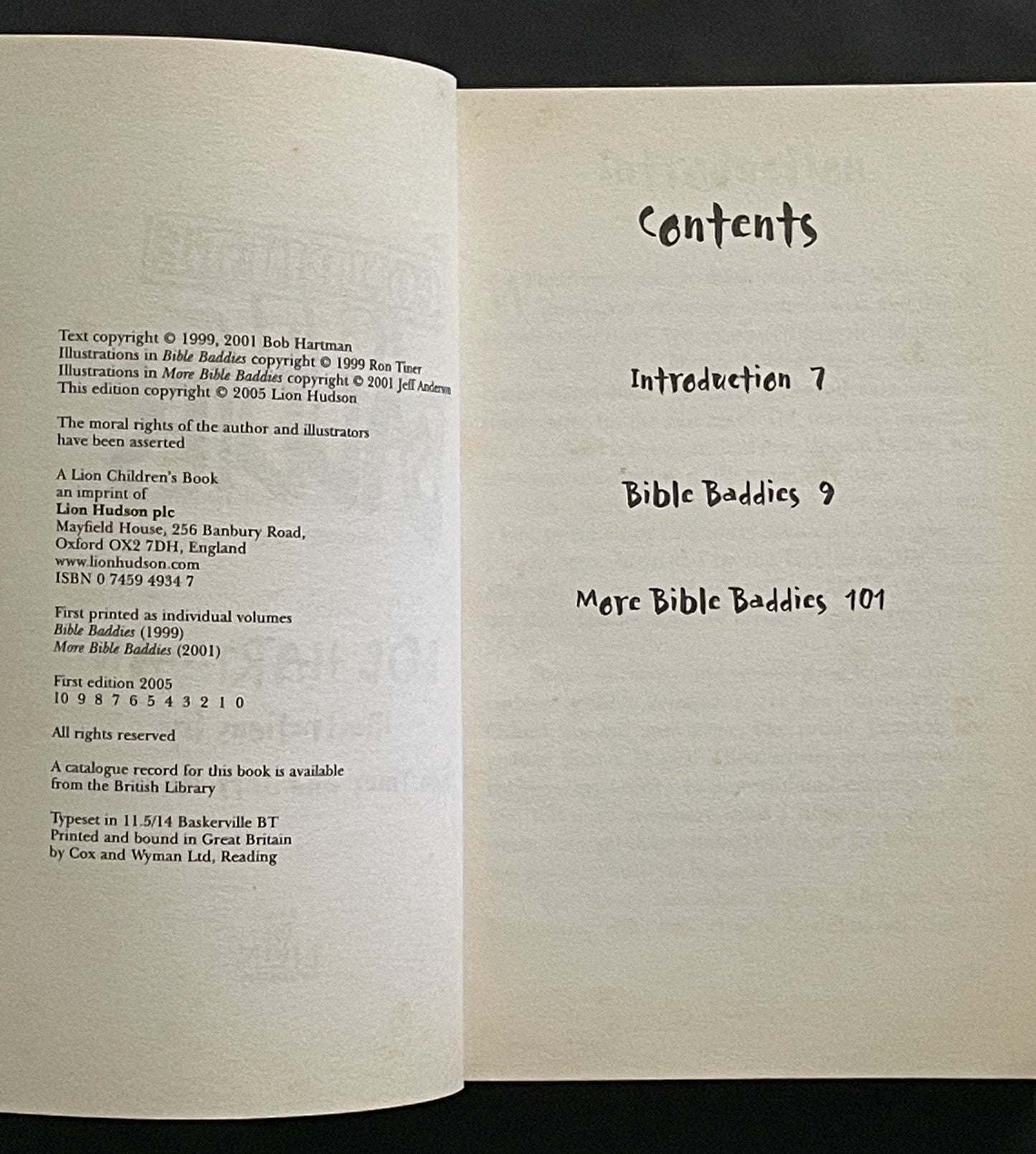 Complete Bible Baddies by Bob Hartman