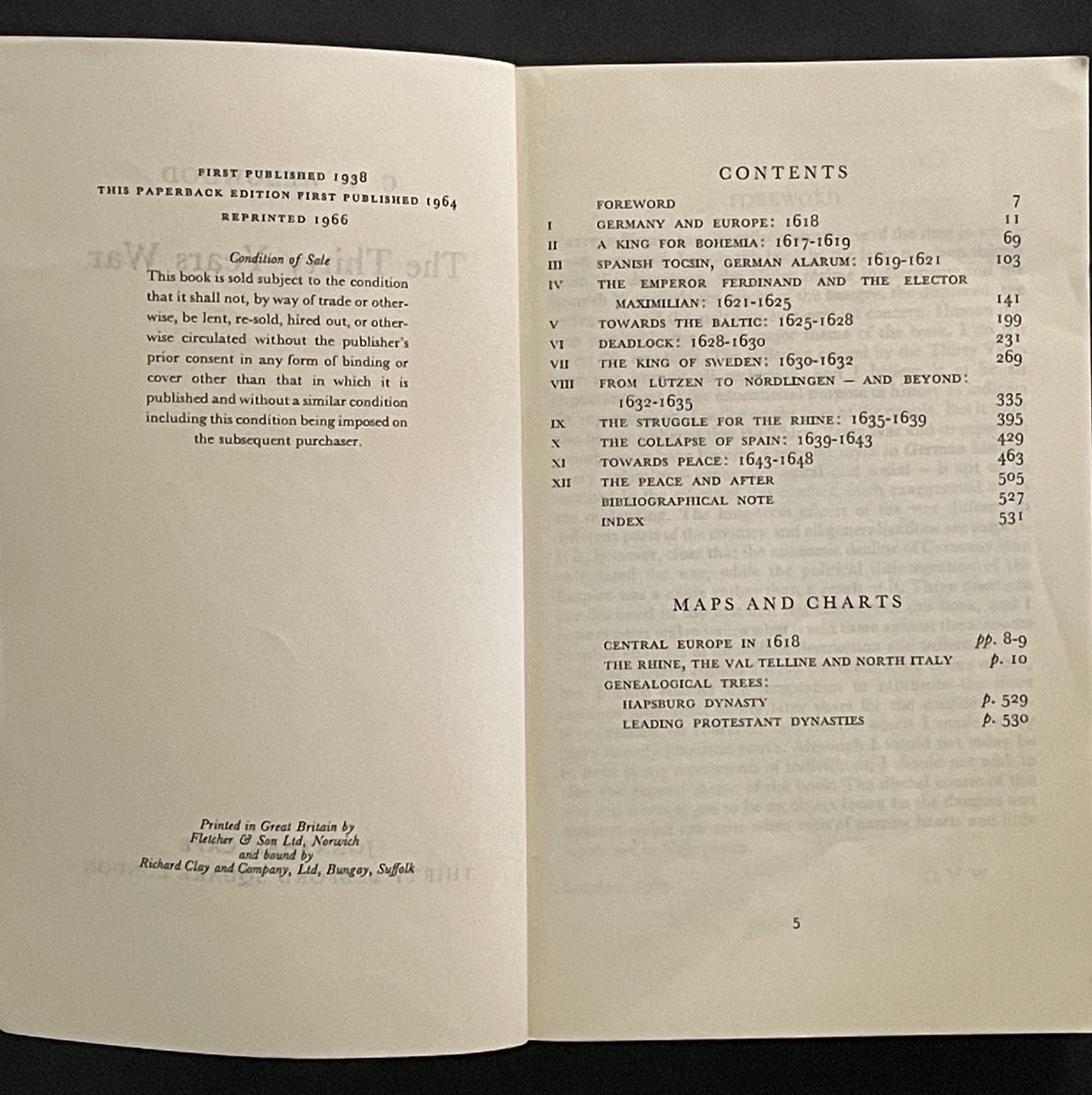 The Thirty Years War by C. V. Wedgwood