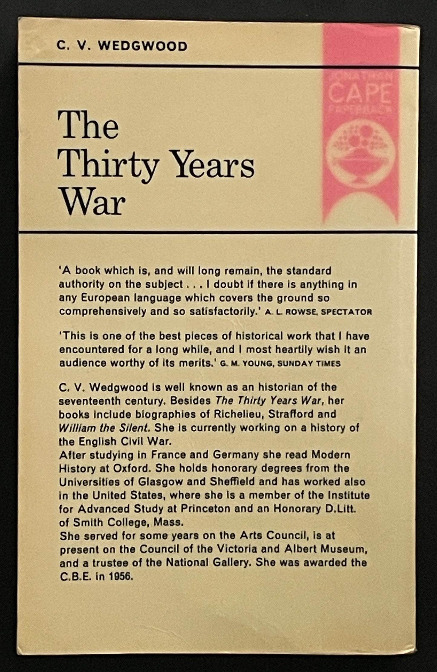 The Thirty Years War by C. V. Wedgwood