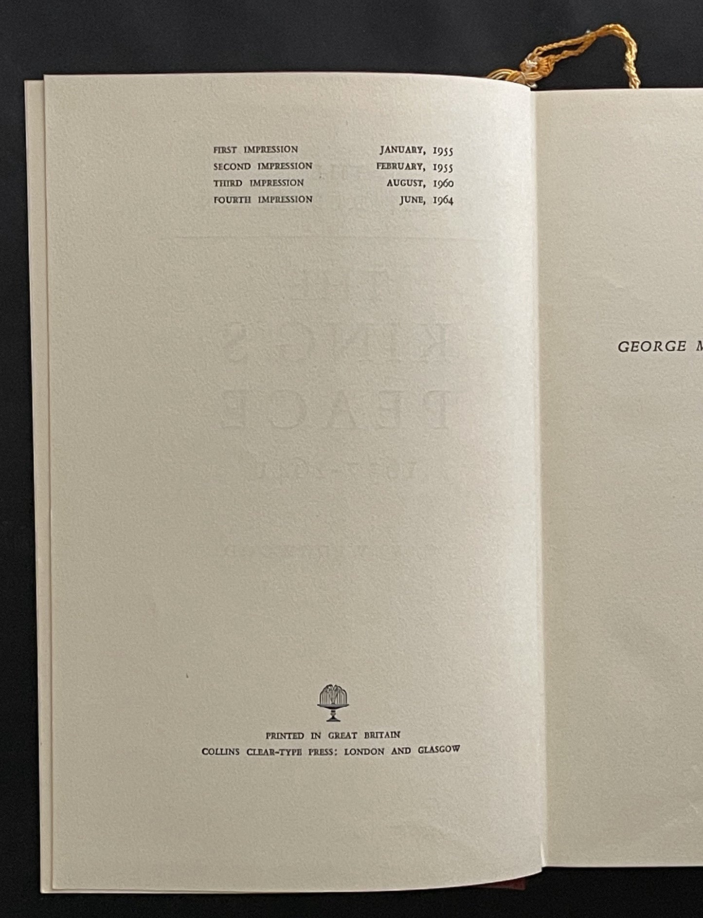The King's Peace by C. V. Wedgwood