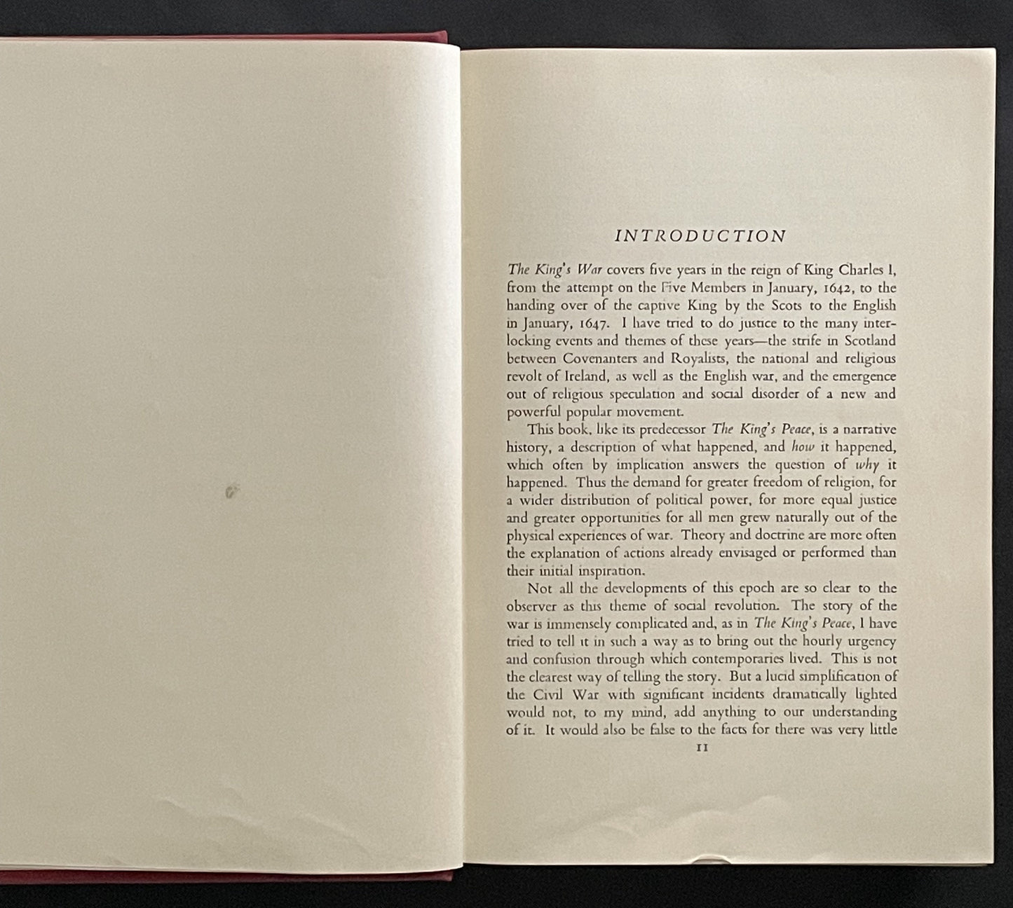 The Great Rebellion: The King's War 1641-1647 by C.V. Wedgwood
