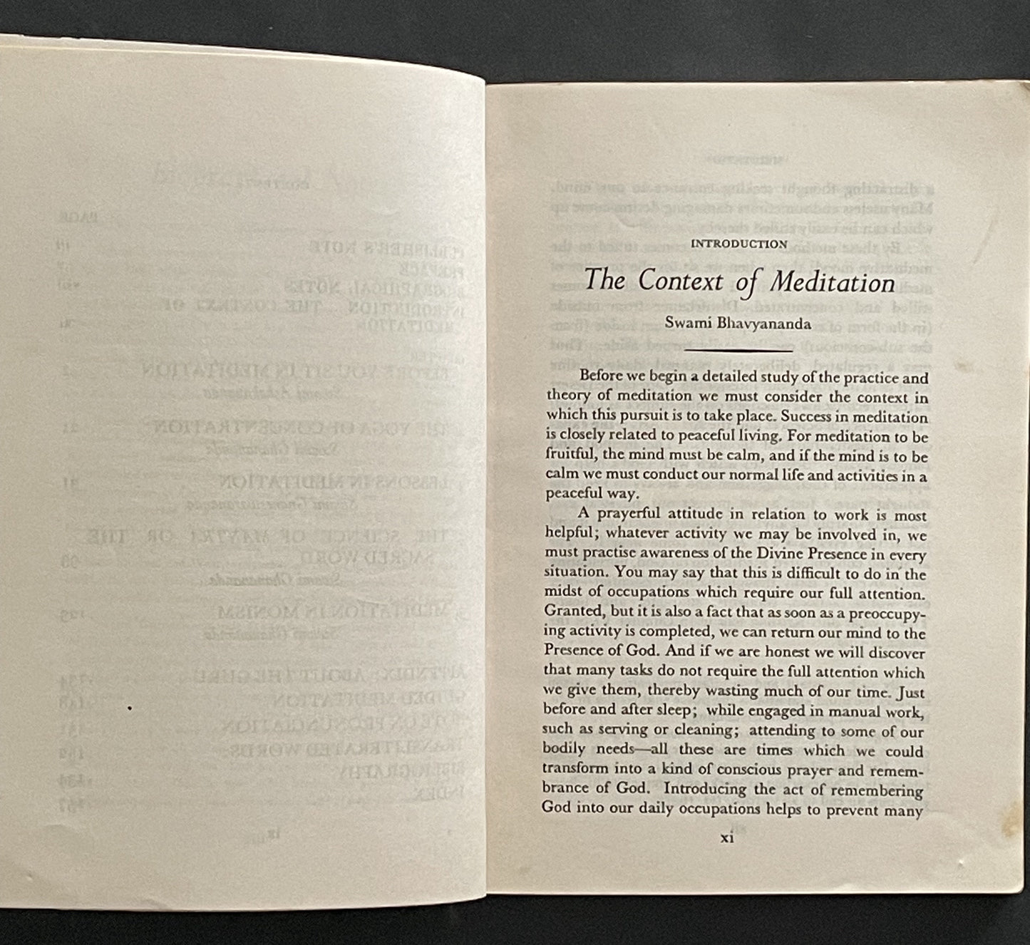 MEDITATION by Monks of the Ramakrishna Order