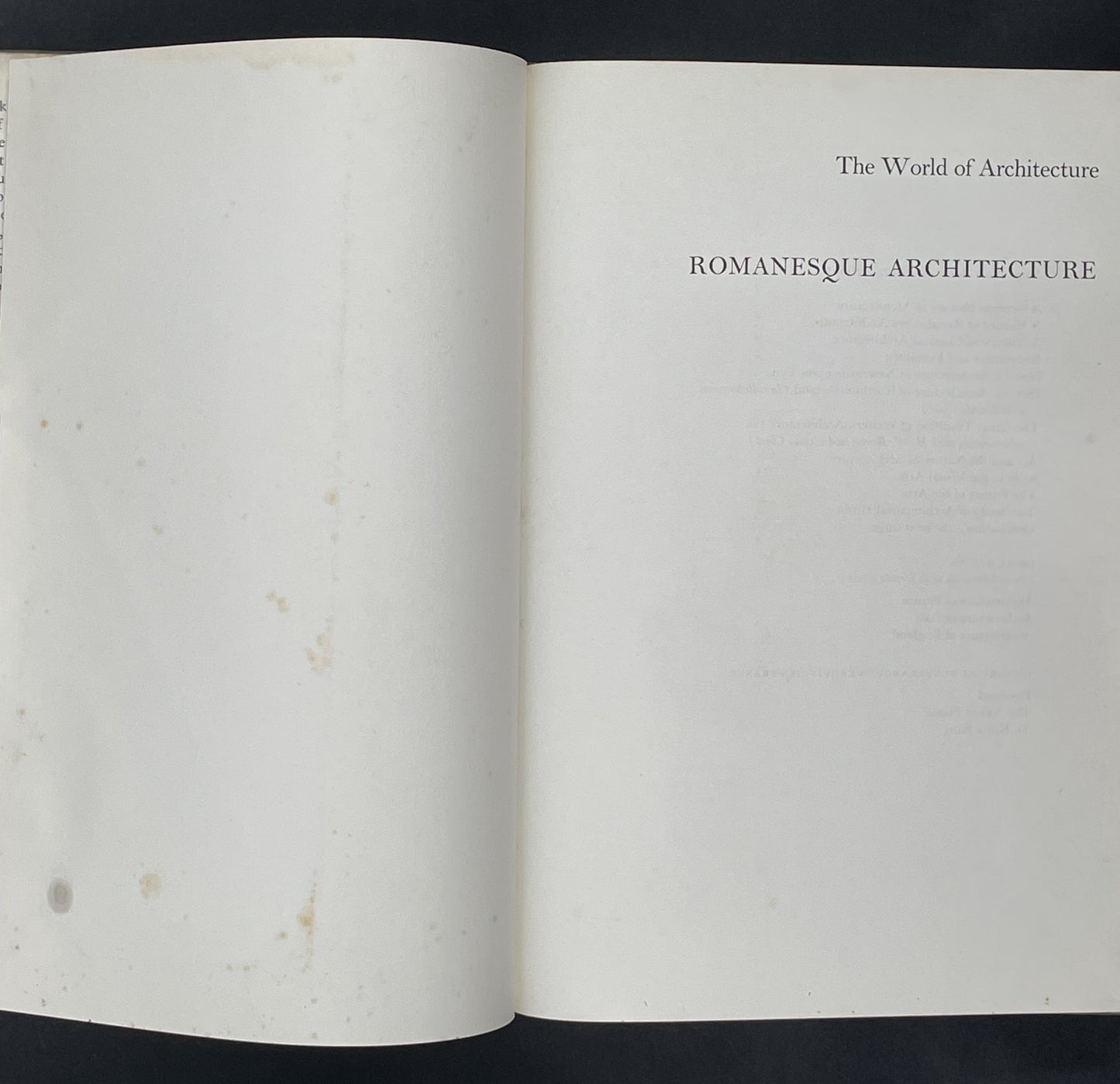 Romanesque Architecture by Bruce Allsopp