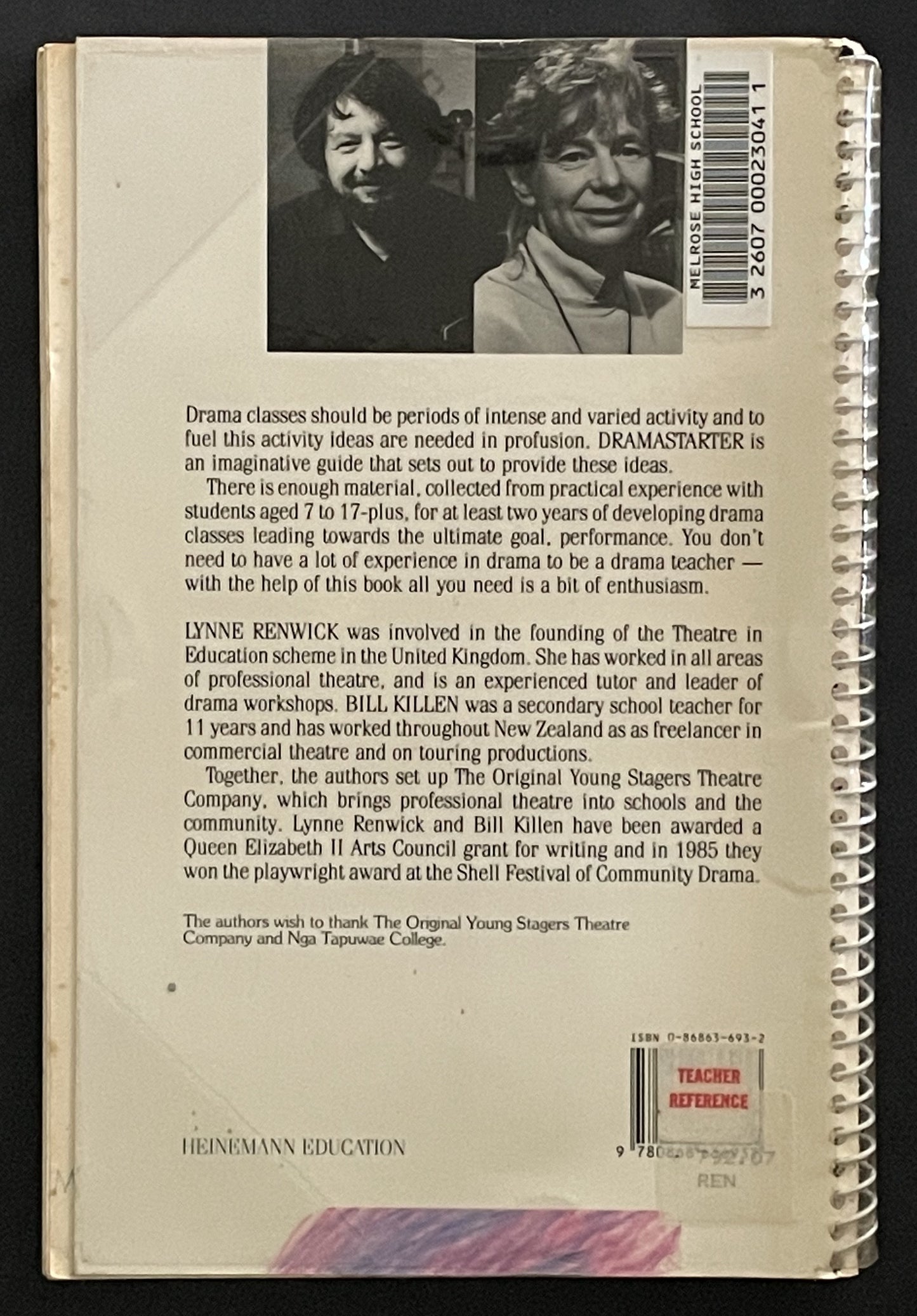Dramastarter by Lynne Renwick, Bill Killen