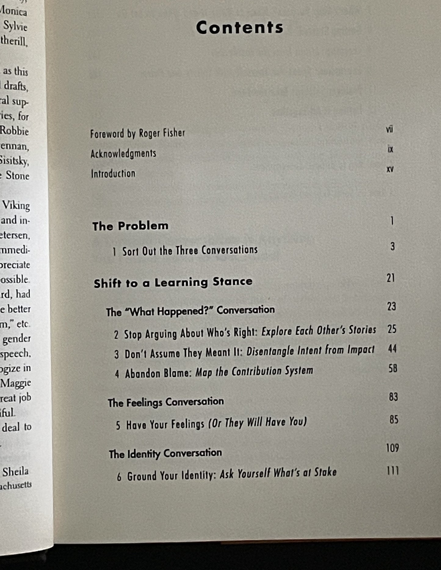 Difficult Conversations by Douglas Stone, Bruce Patton, Sheila Heen