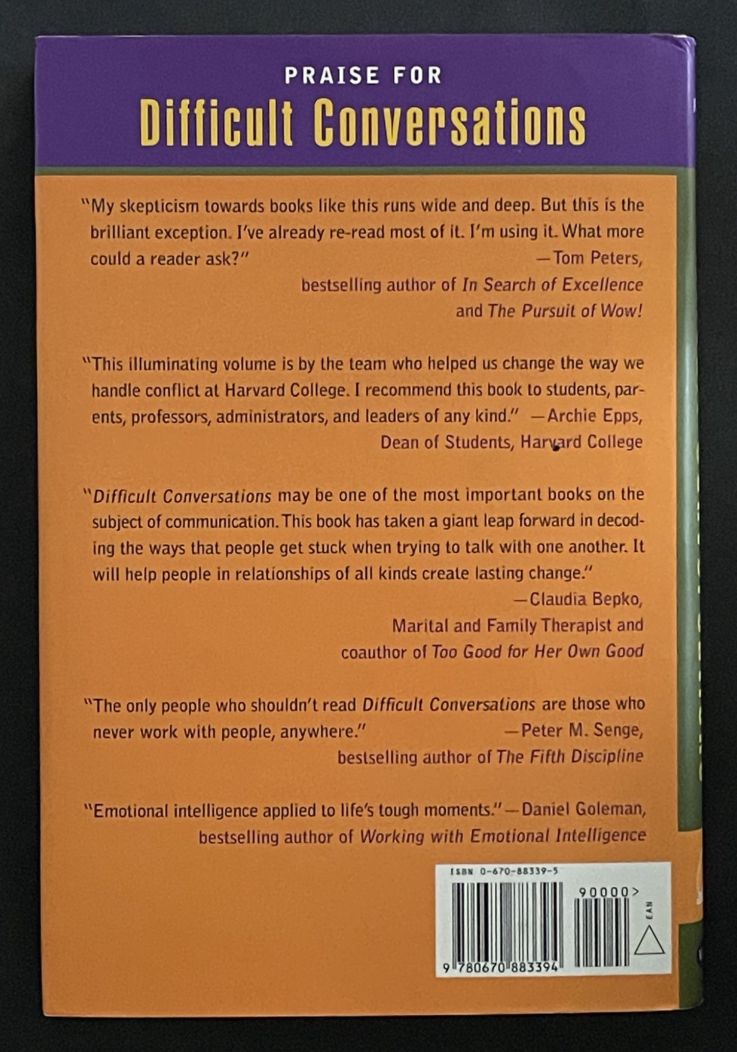 Difficult Conversations by Douglas Stone, Bruce Patton, Sheila Heen