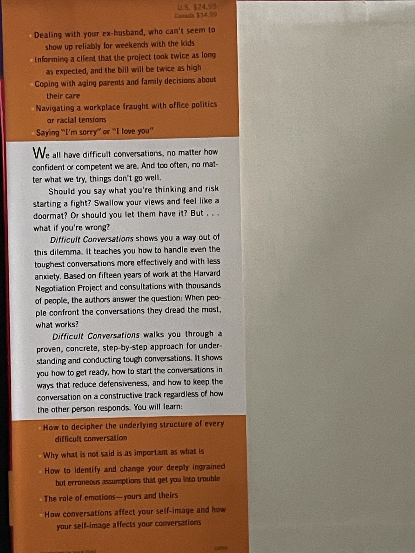 Difficult Conversations by Douglas Stone, Bruce Patton, Sheila Heen