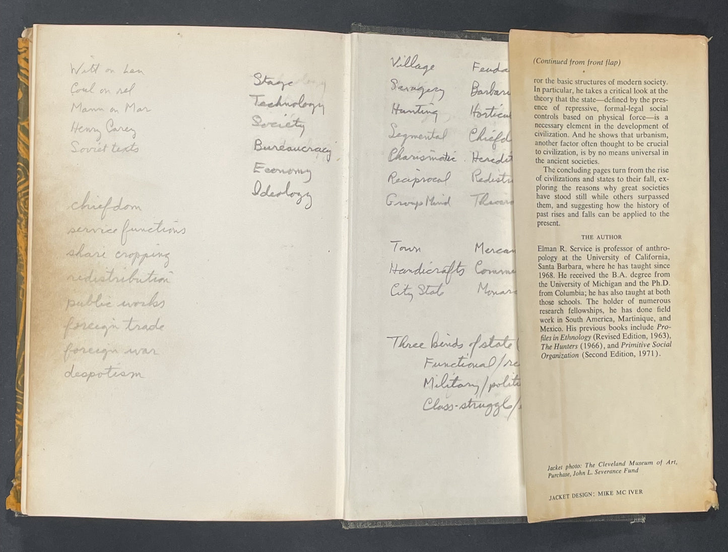 Origins of the State and Civilization by Elman Rogers Service