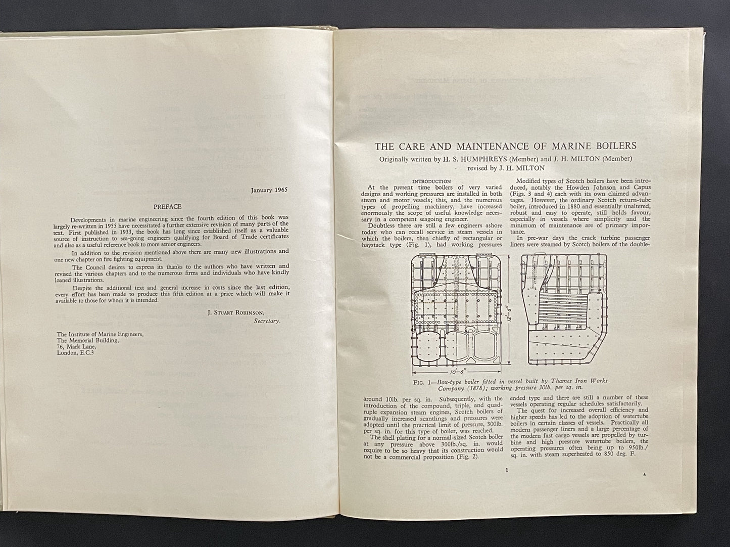 The Running and Maintenance of Marine Machinery by Various Authors