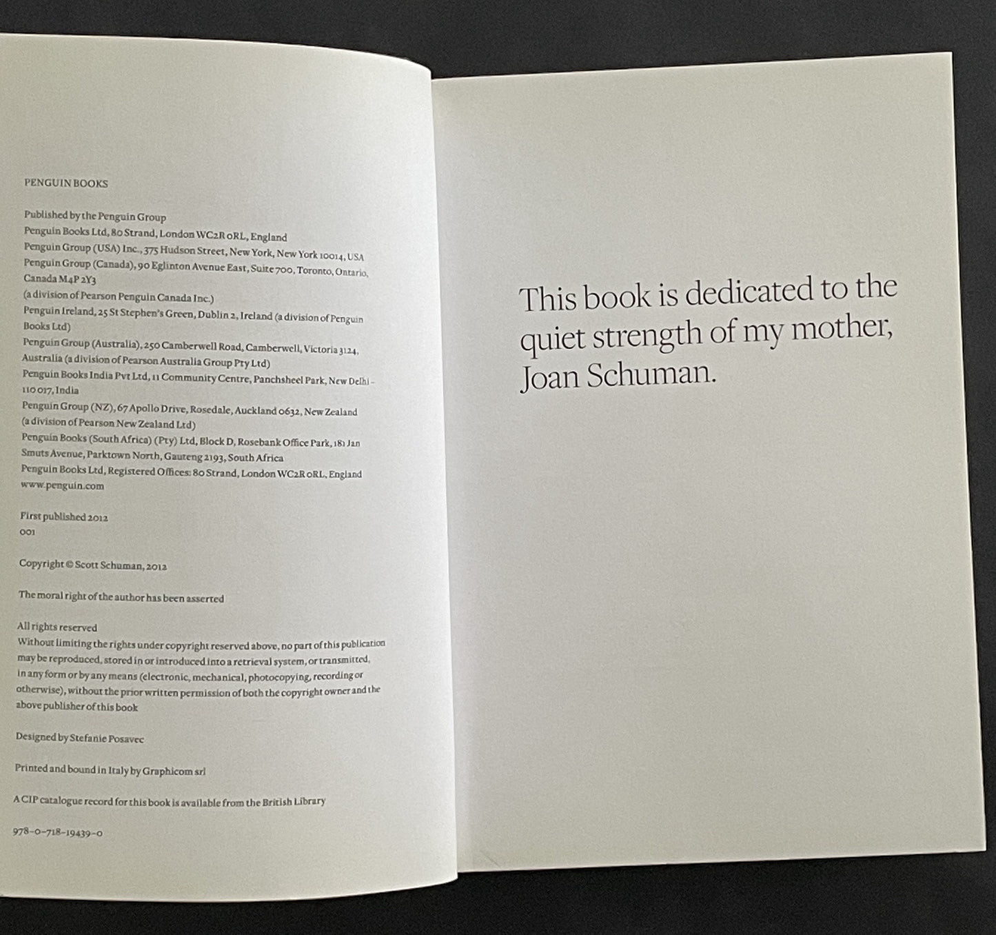 THE SARTORIALIST CLOSER by SCOTT SCHUMAN