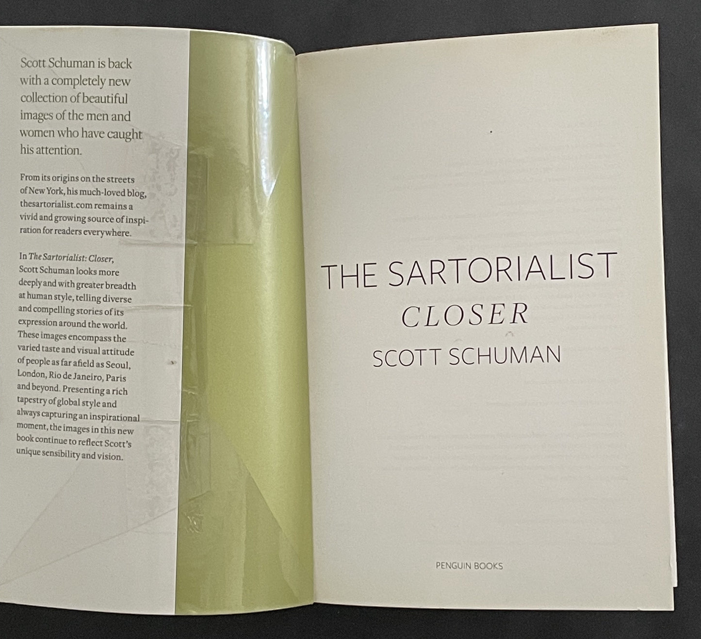 THE SARTORIALIST CLOSER by SCOTT SCHUMAN