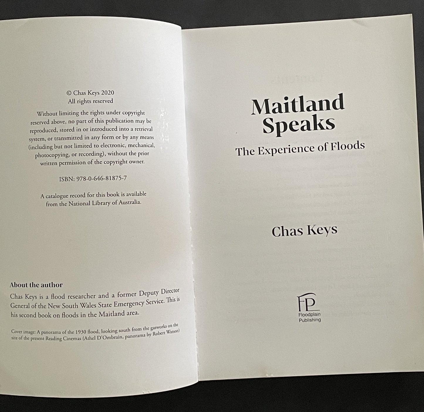 Maitland Speaks by Chas Keys