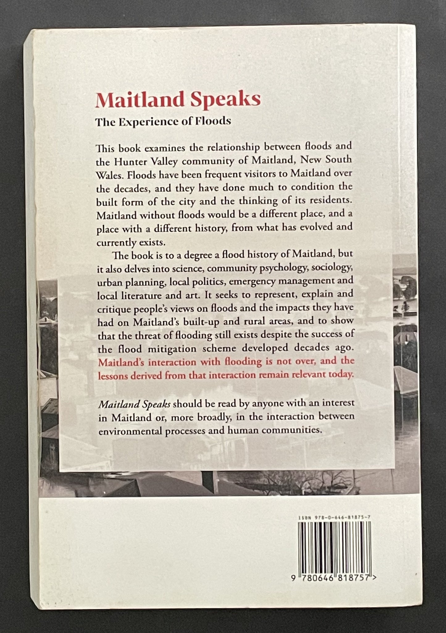 Maitland Speaks by Chas Keys