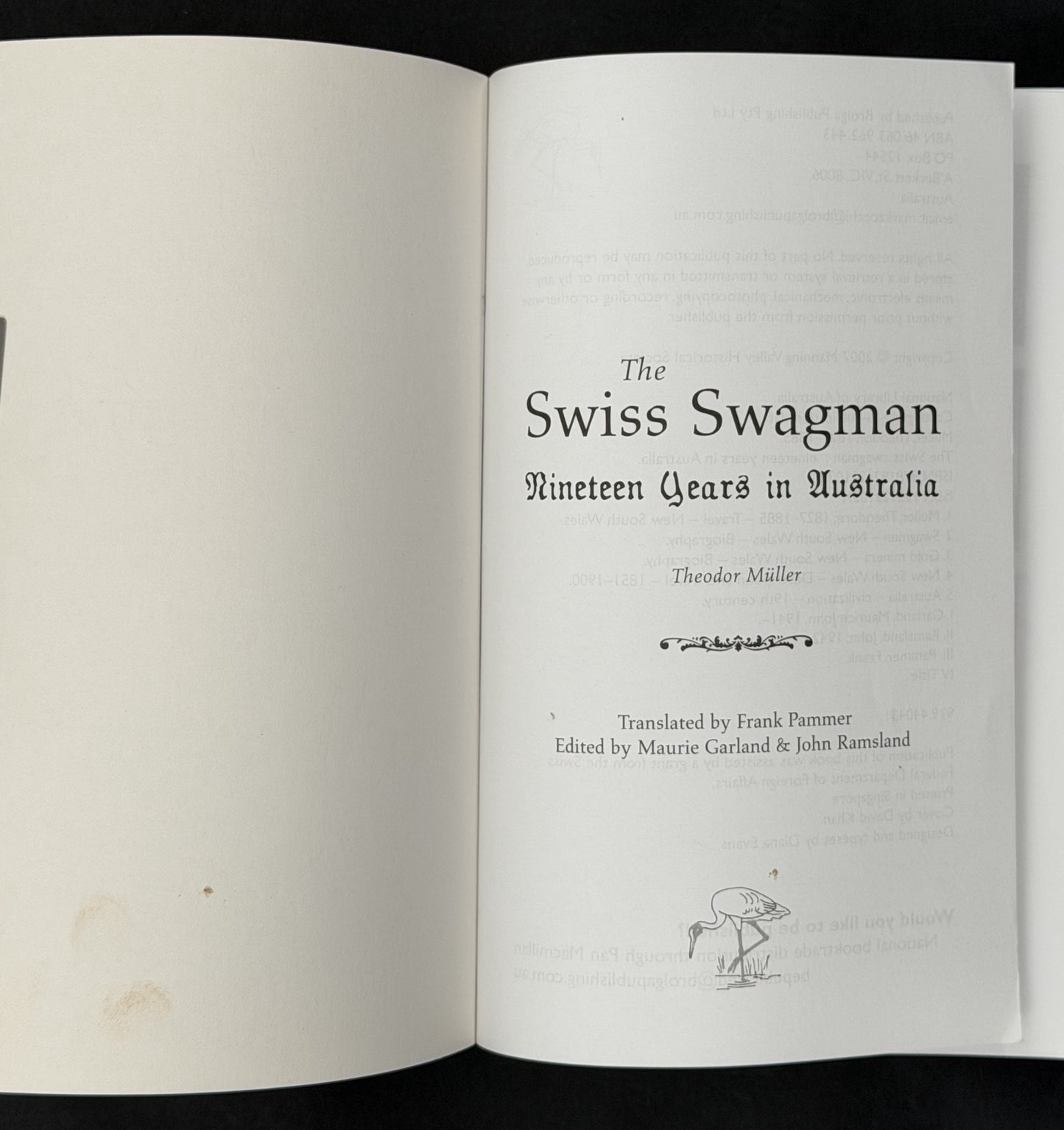 The Swiss Swagman by Theodor Müller