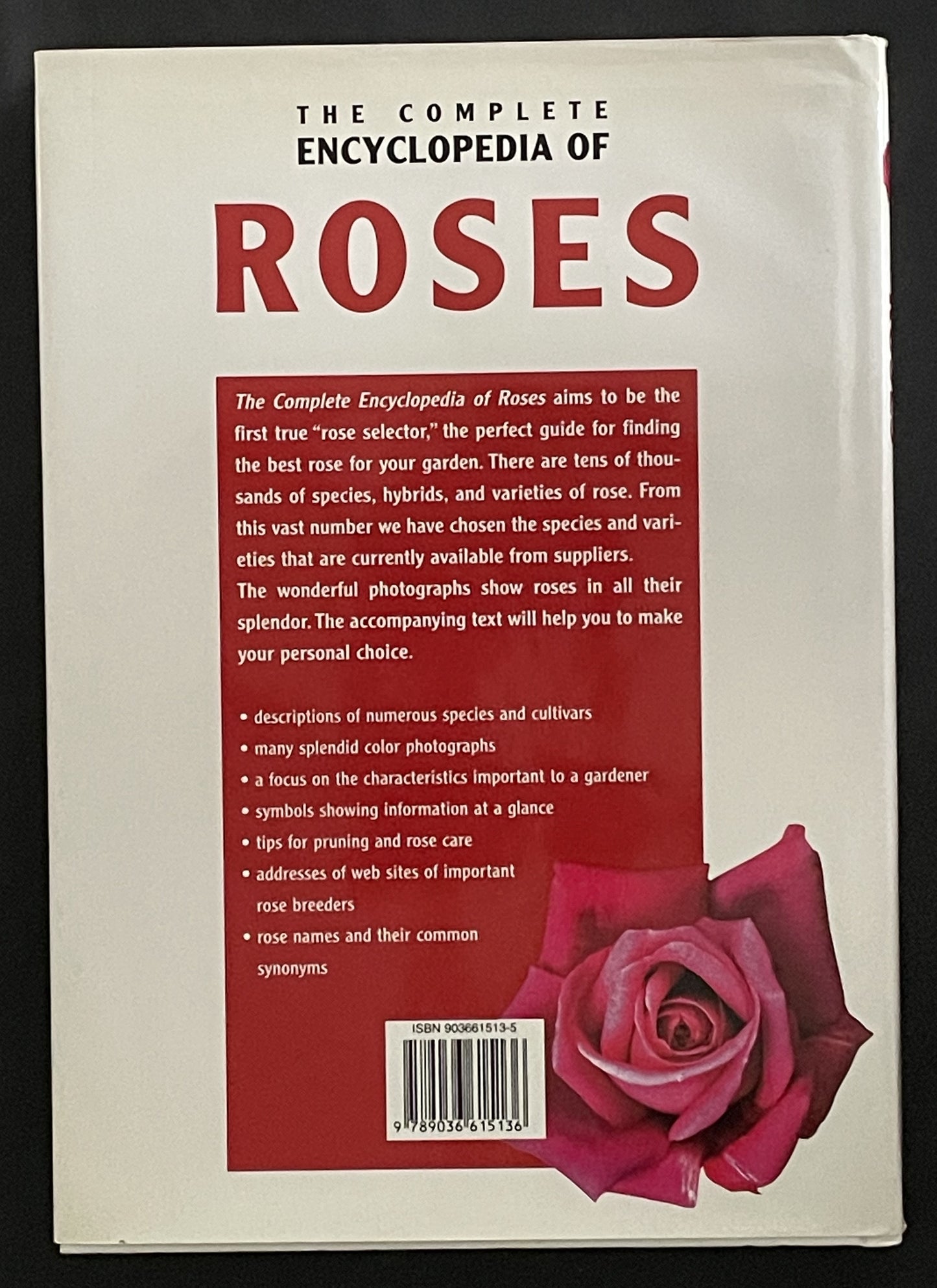 The Complete Encylopedia Roses by Nico Vermeulen