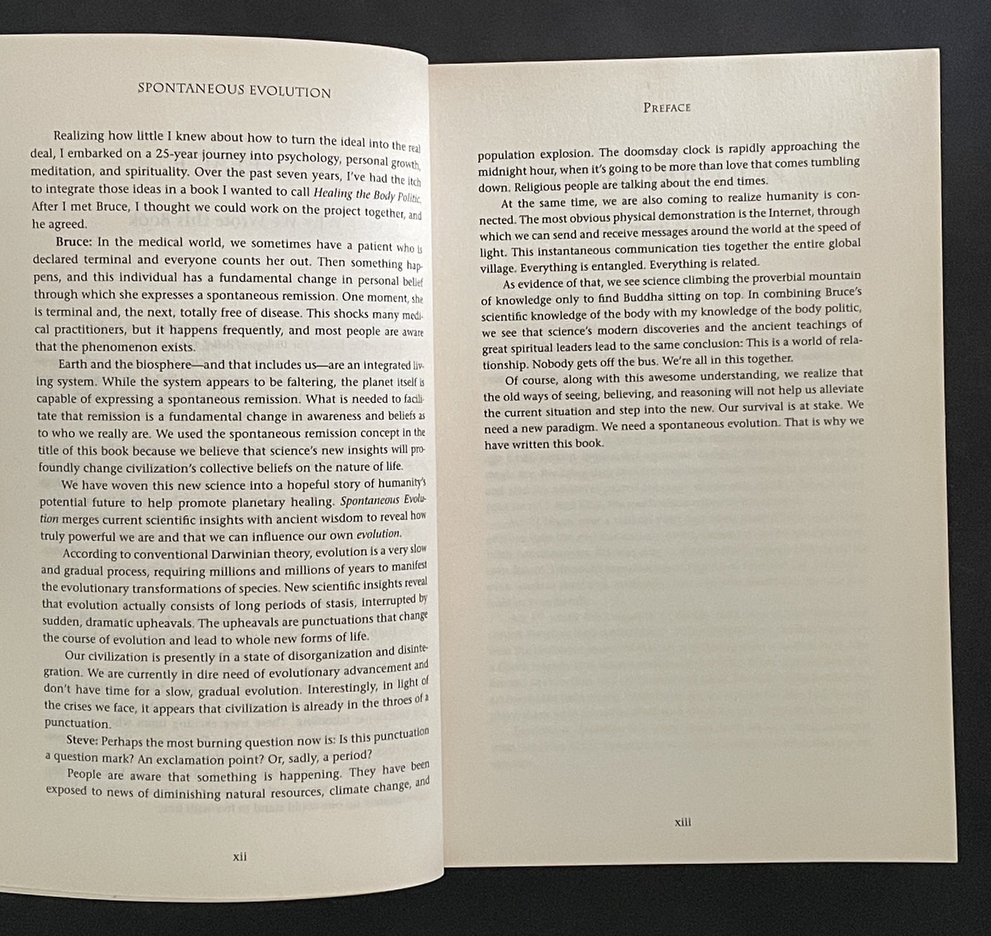 Spontaneous Evolution by Bruce H. Lipton, PHD, Steve Bhaerman