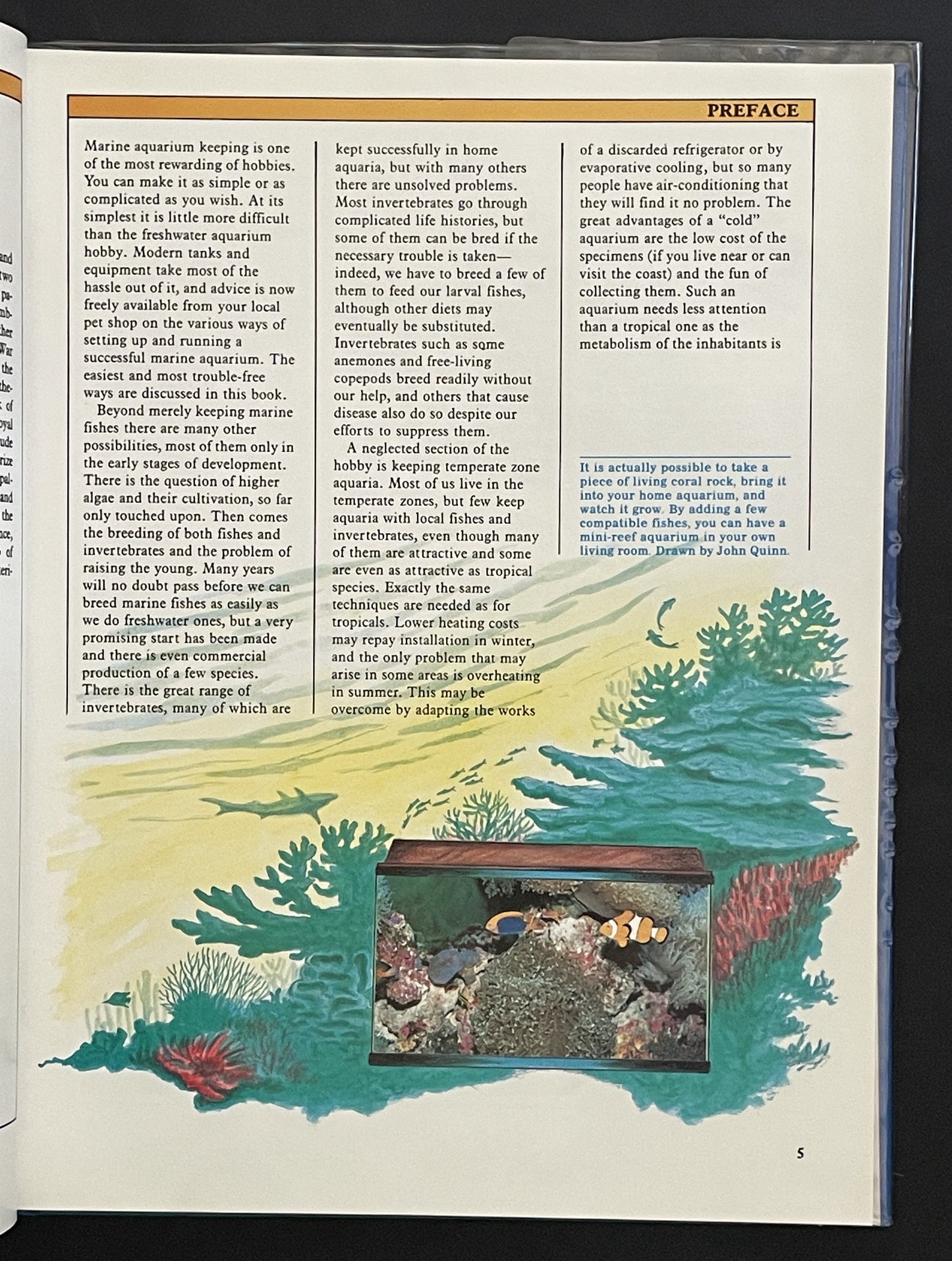 Marine Fishes and Invertebrates in Your Own Home by Clifford Walter Emmens
