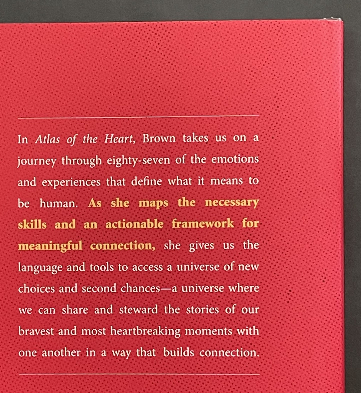 Atlas of the Heart by Brené Brown