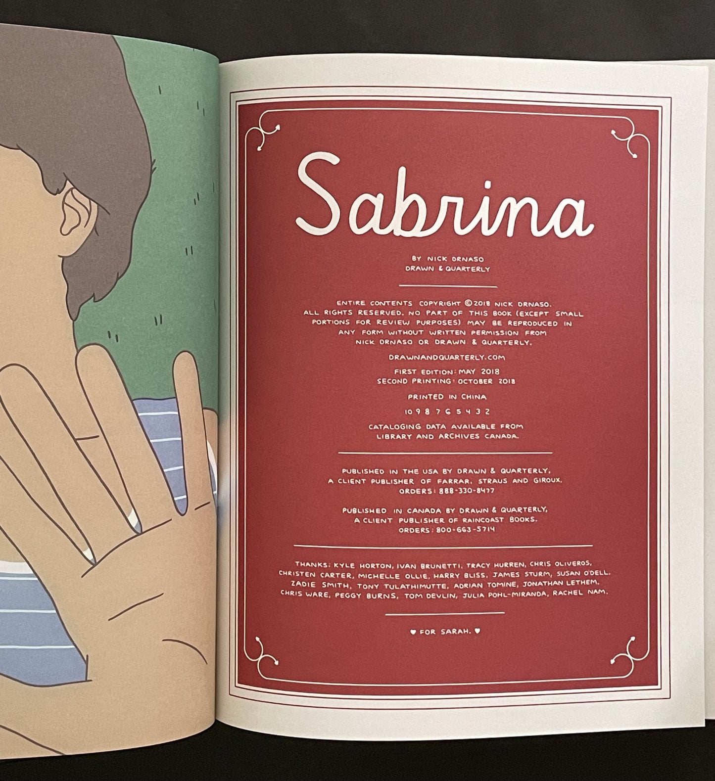 Sabrina by Nick Drnaso
