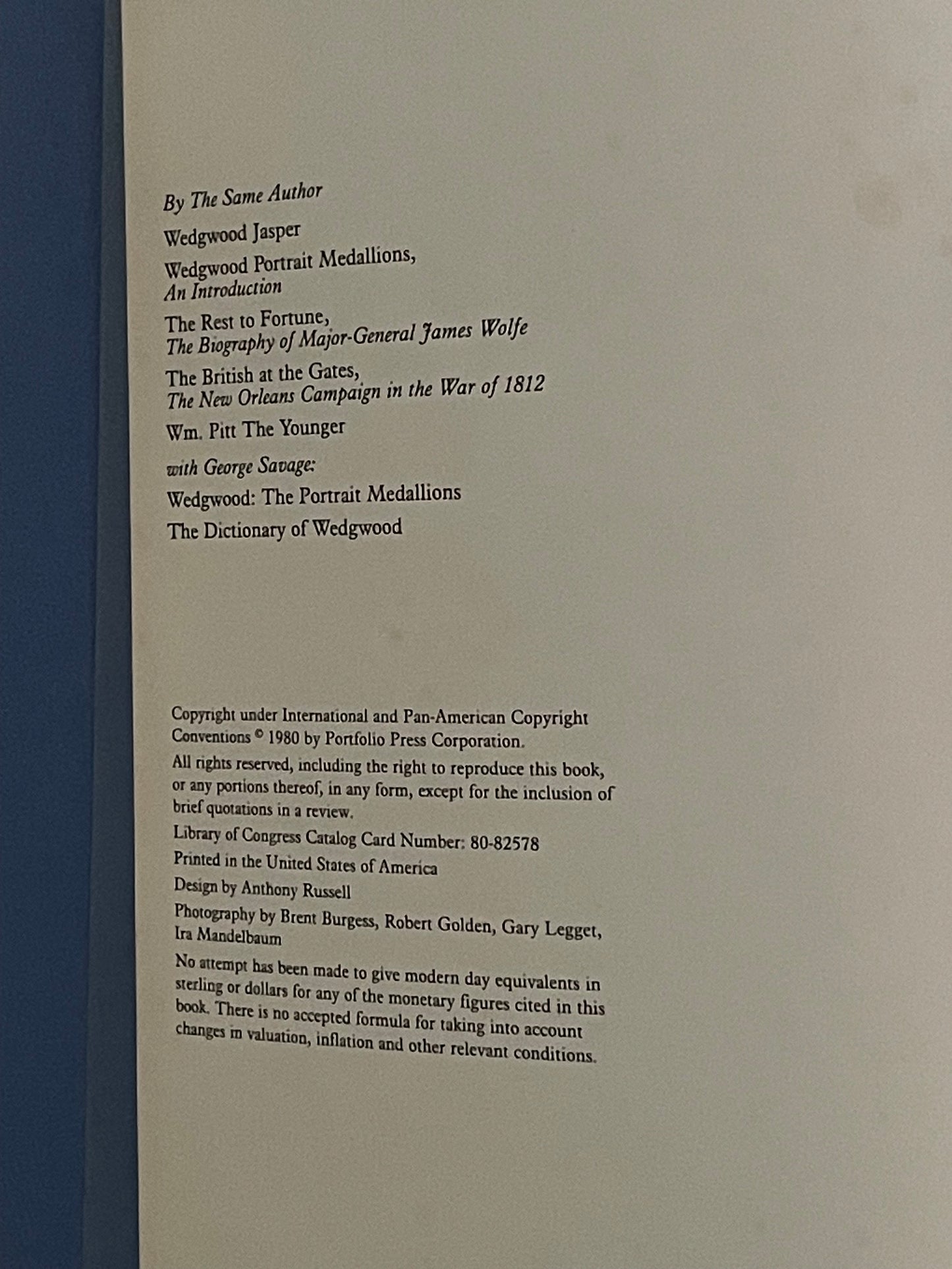 The Collector's Wedgwood by Reilly