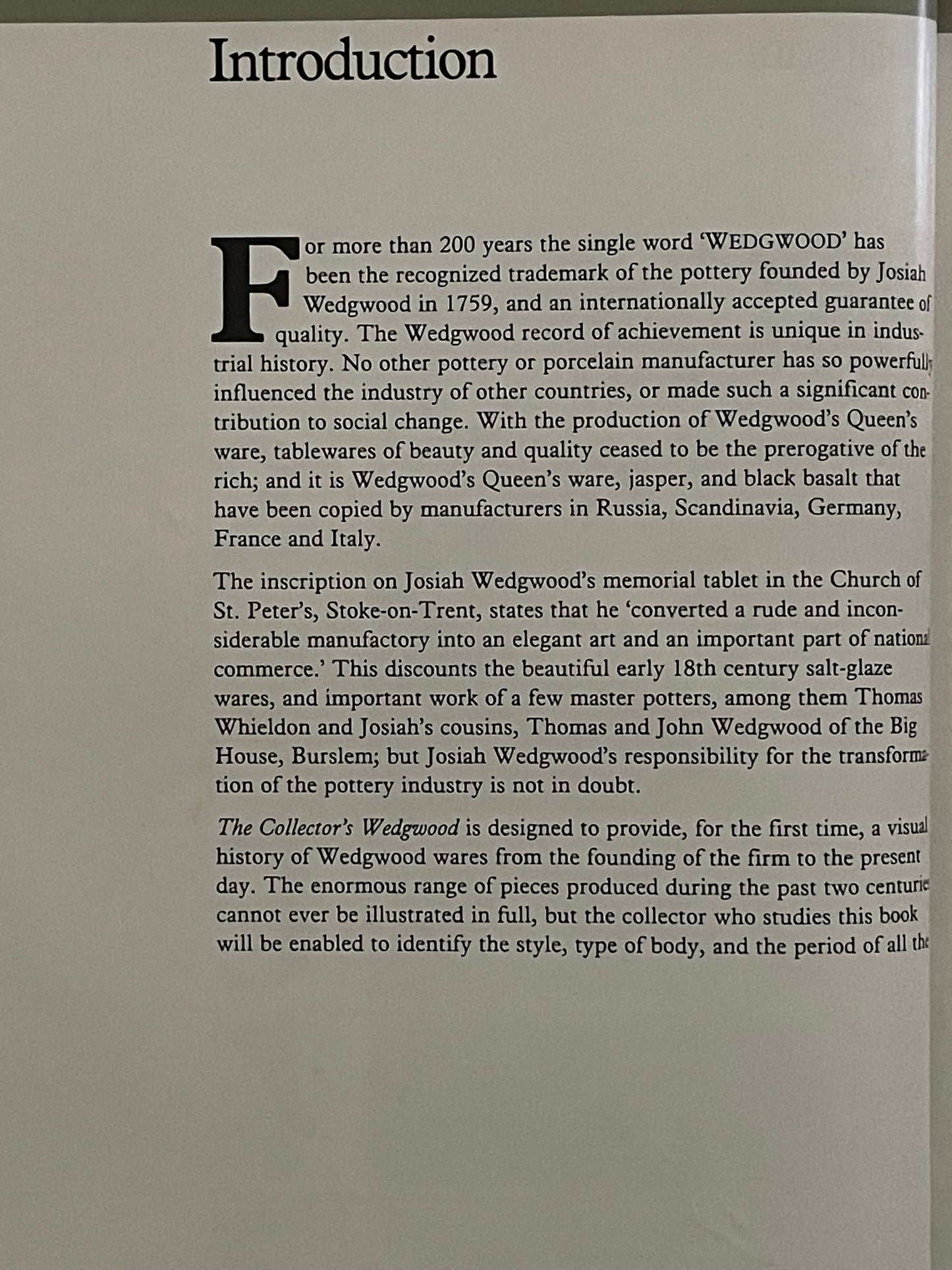 The Collector's Wedgwood by Reilly