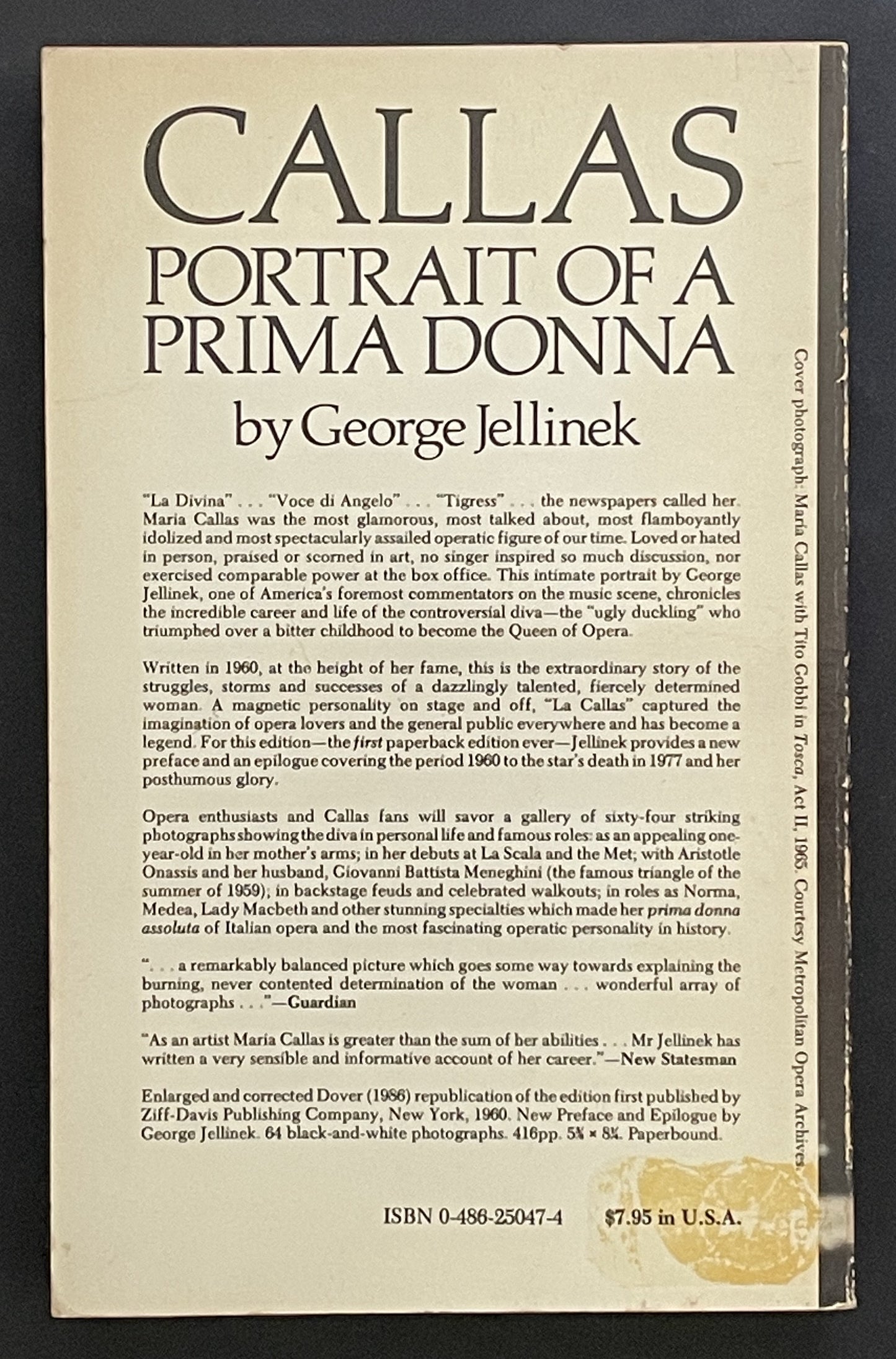 Callas by George Jellinek